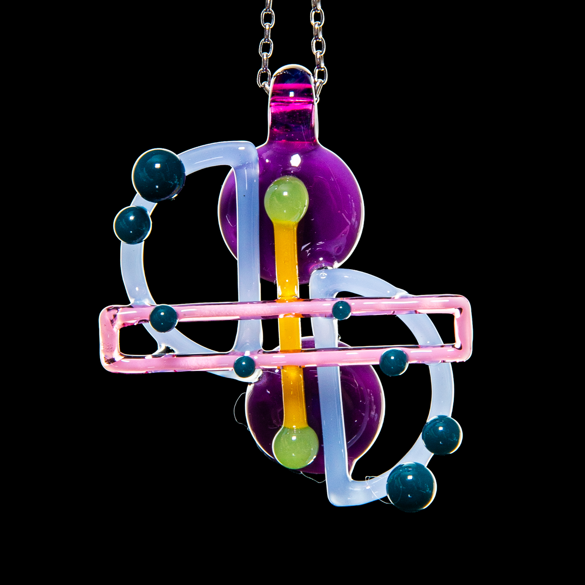 El New Glass - Abstract Pendant 7