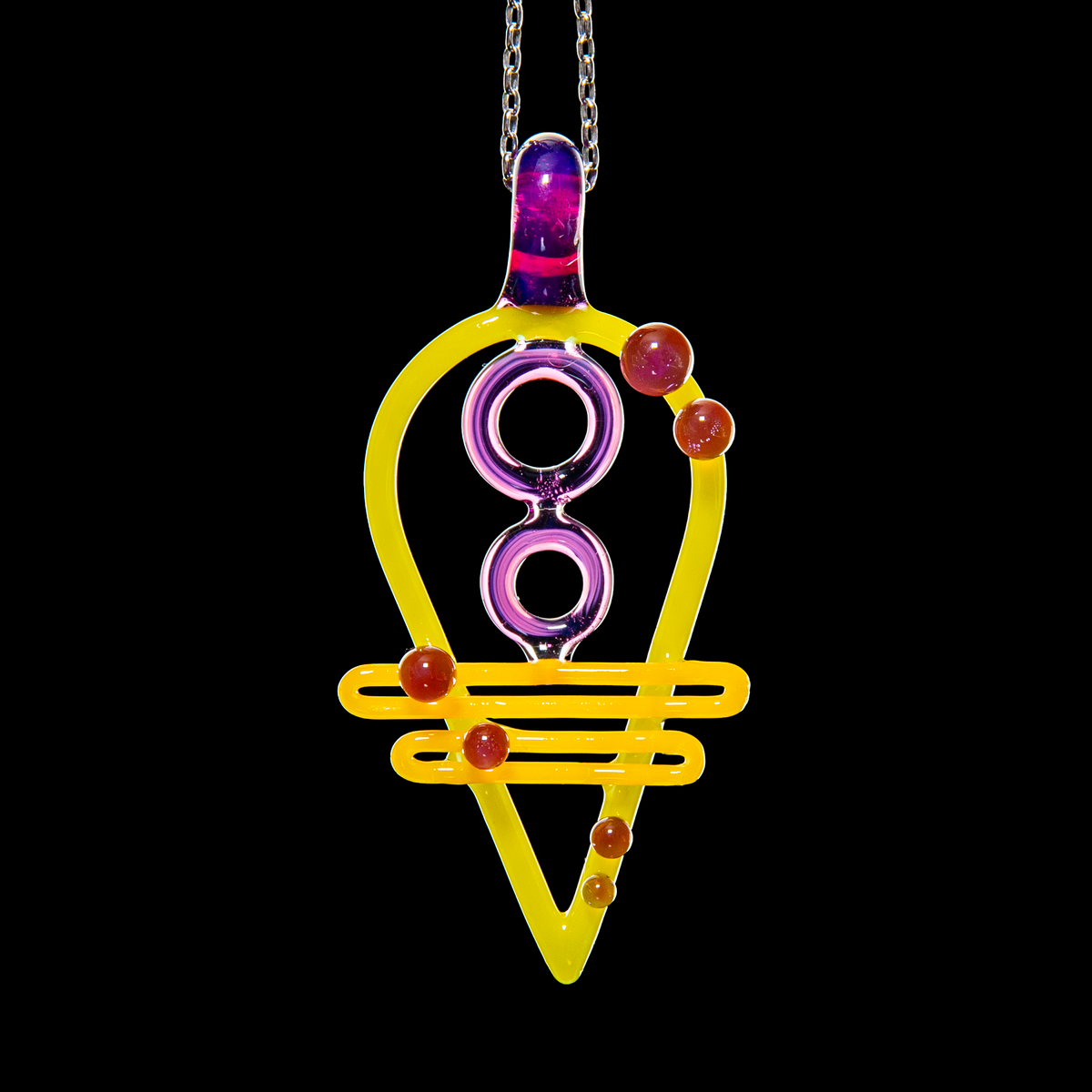 El New Glass - Abstract Pendant 6