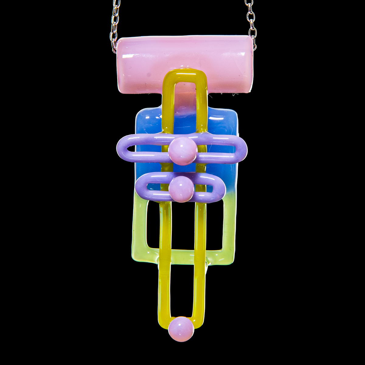 El New Glass - Abstract Pendant 8