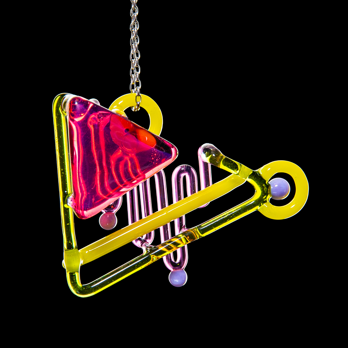 El New Glass - Abstract Pendant 5