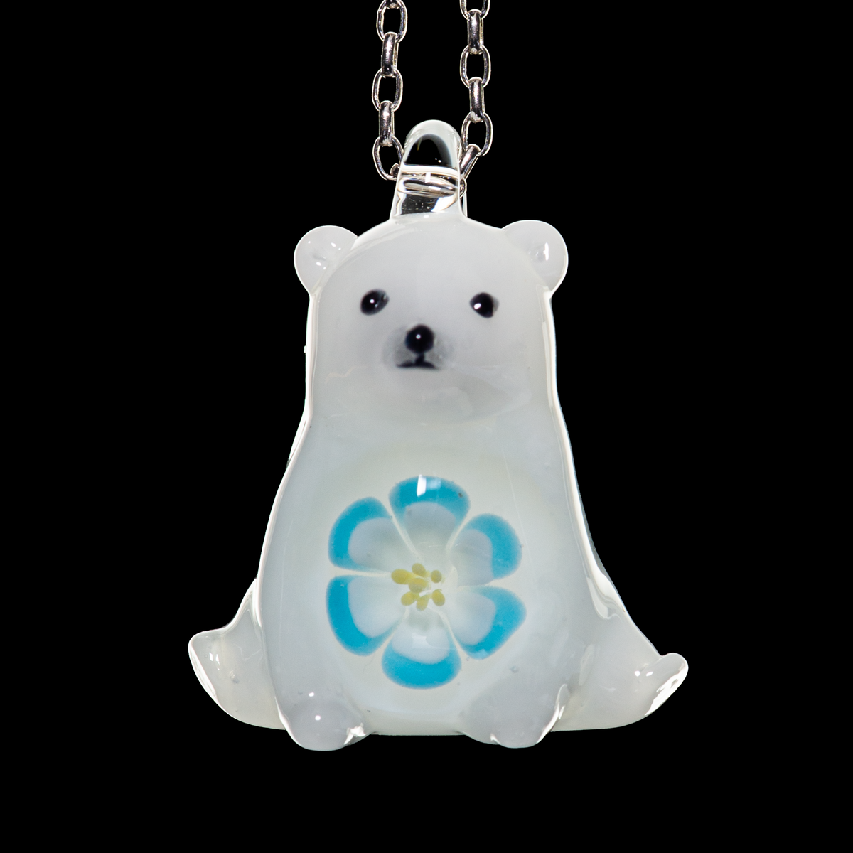 Azusa Glass - Polar Pear Pendant