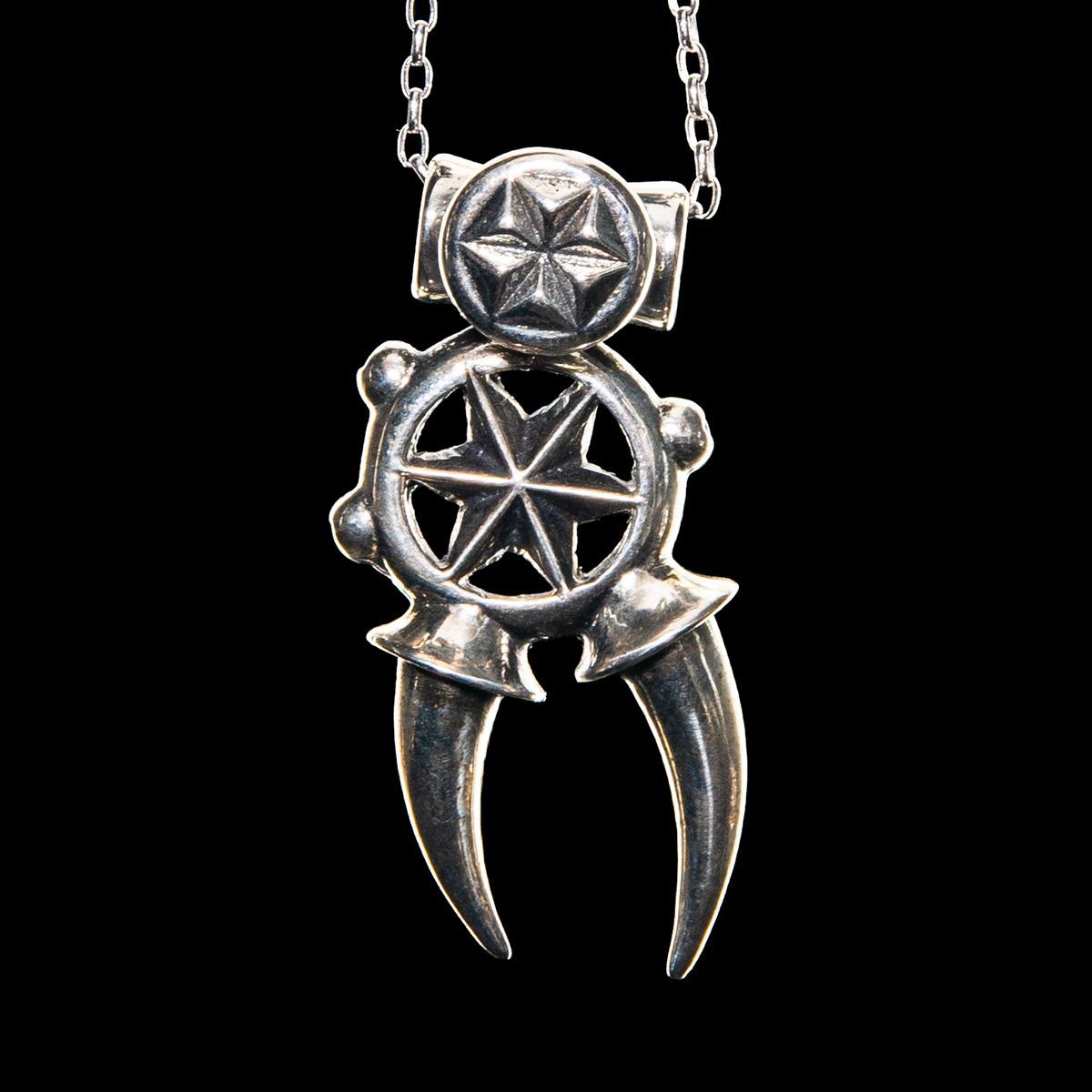 Kuhns x Alex Ubatuba - Solid Silver Pendant 2