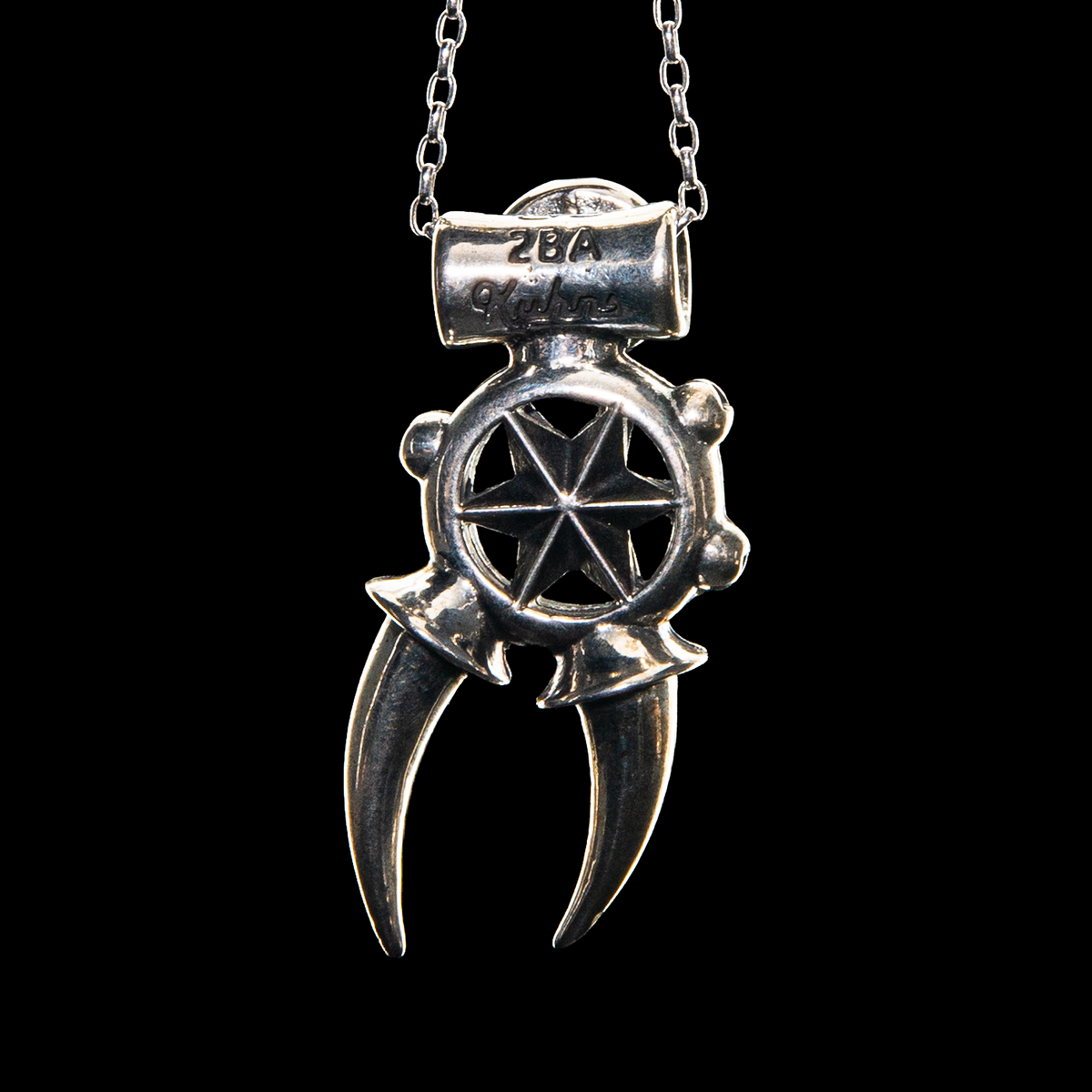 Kuhns x Alex Ubatuba - Solid Silver Pendant 2