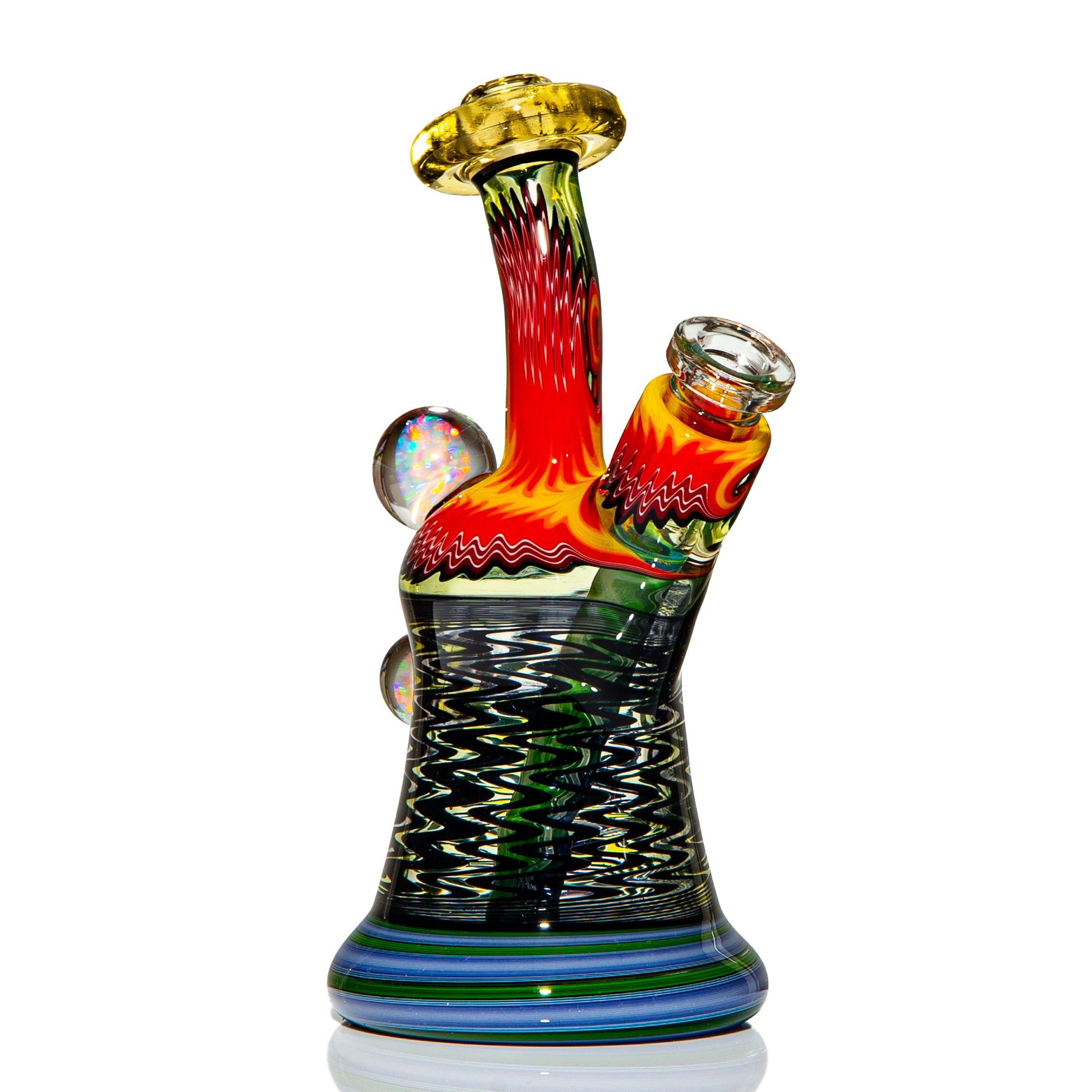 Baker The Glass Maker - Black Opal Fire Mini Tube
