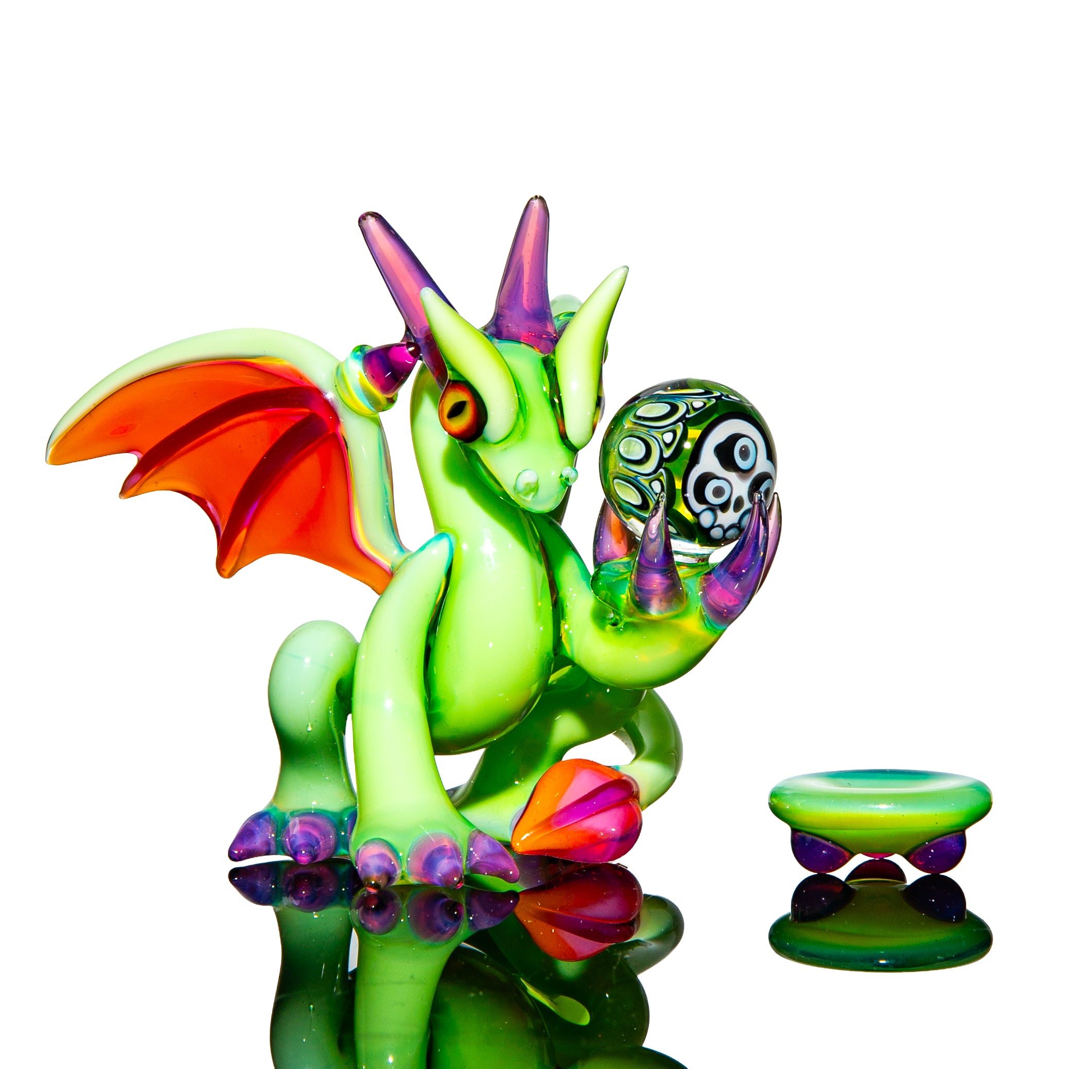 Lil Bear x Mike Luna - Dragon Sculpture & Stand