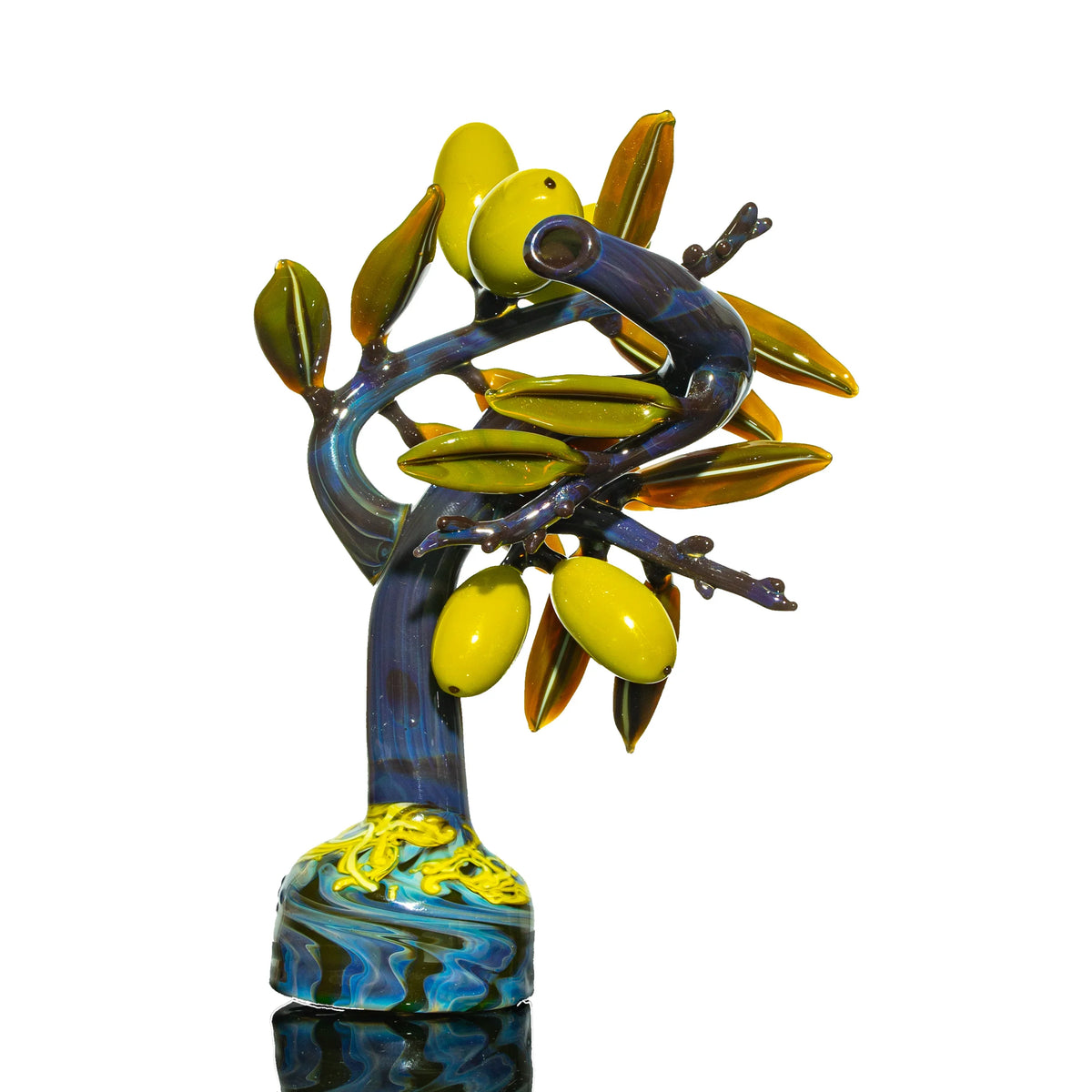 Charisma Glass - Olive Tree Dry Peak Attachment