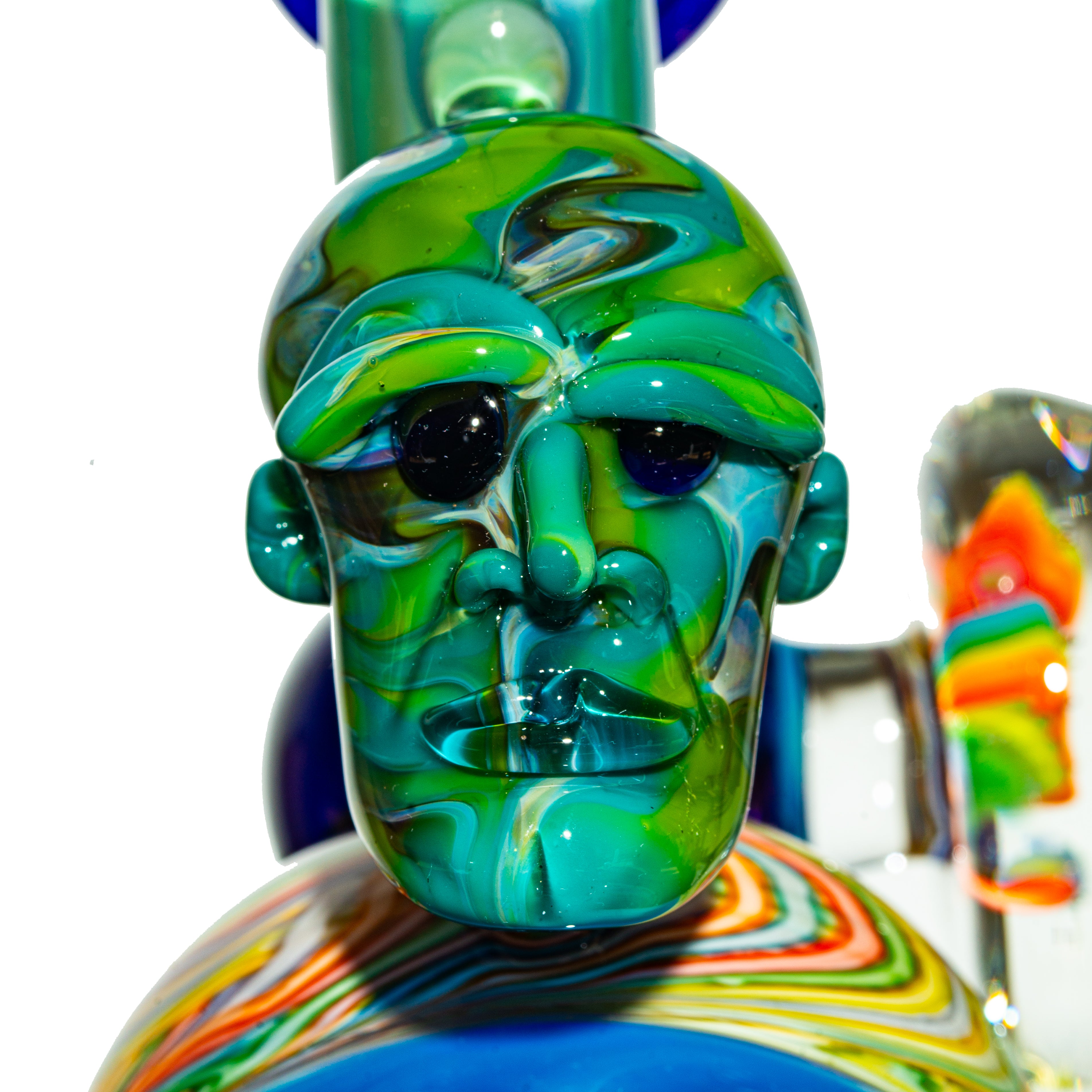 Charisma Glass - Colbalt Horned Rig & Quartz Stand