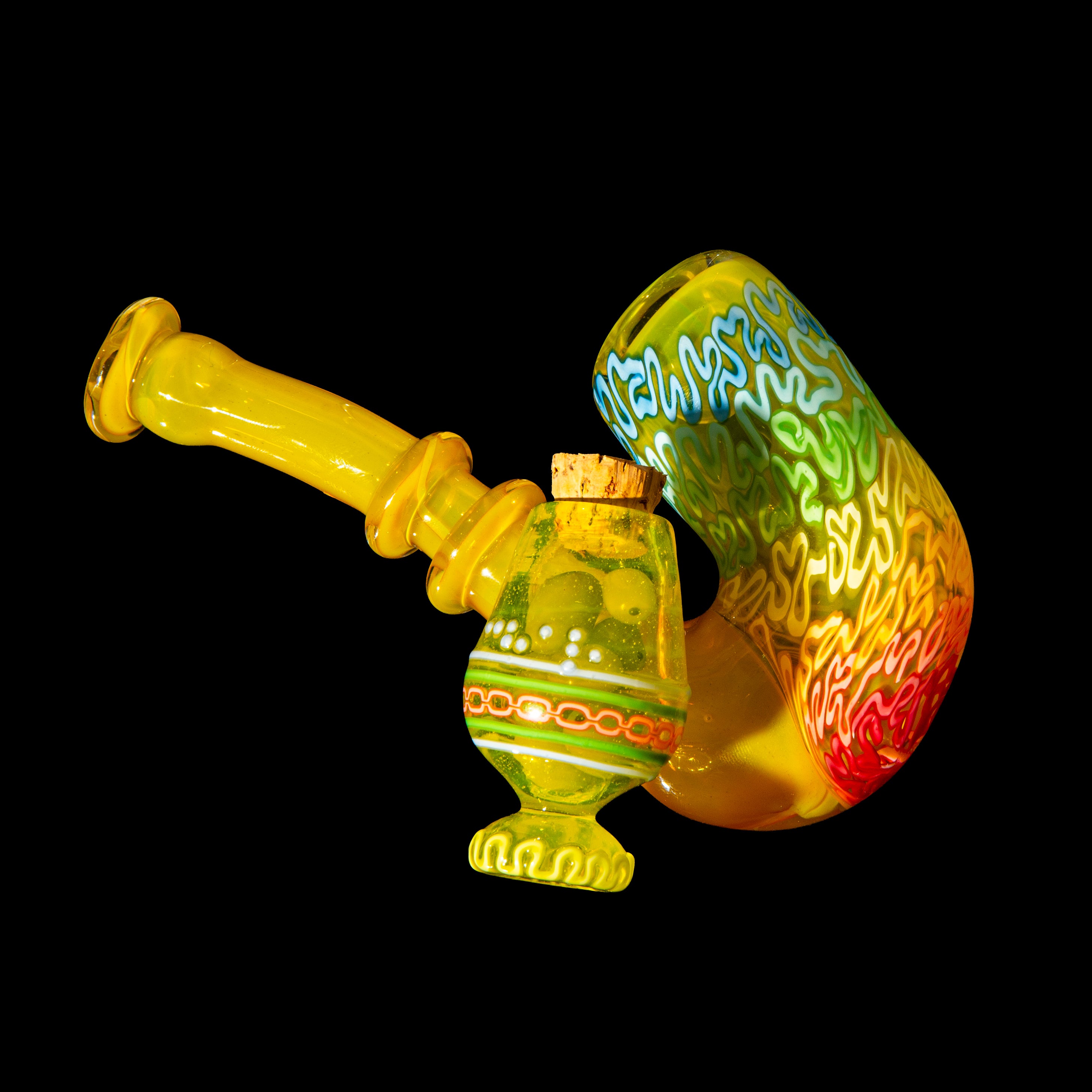 Charisma Glass - Yellow Olive Jar Sherlock