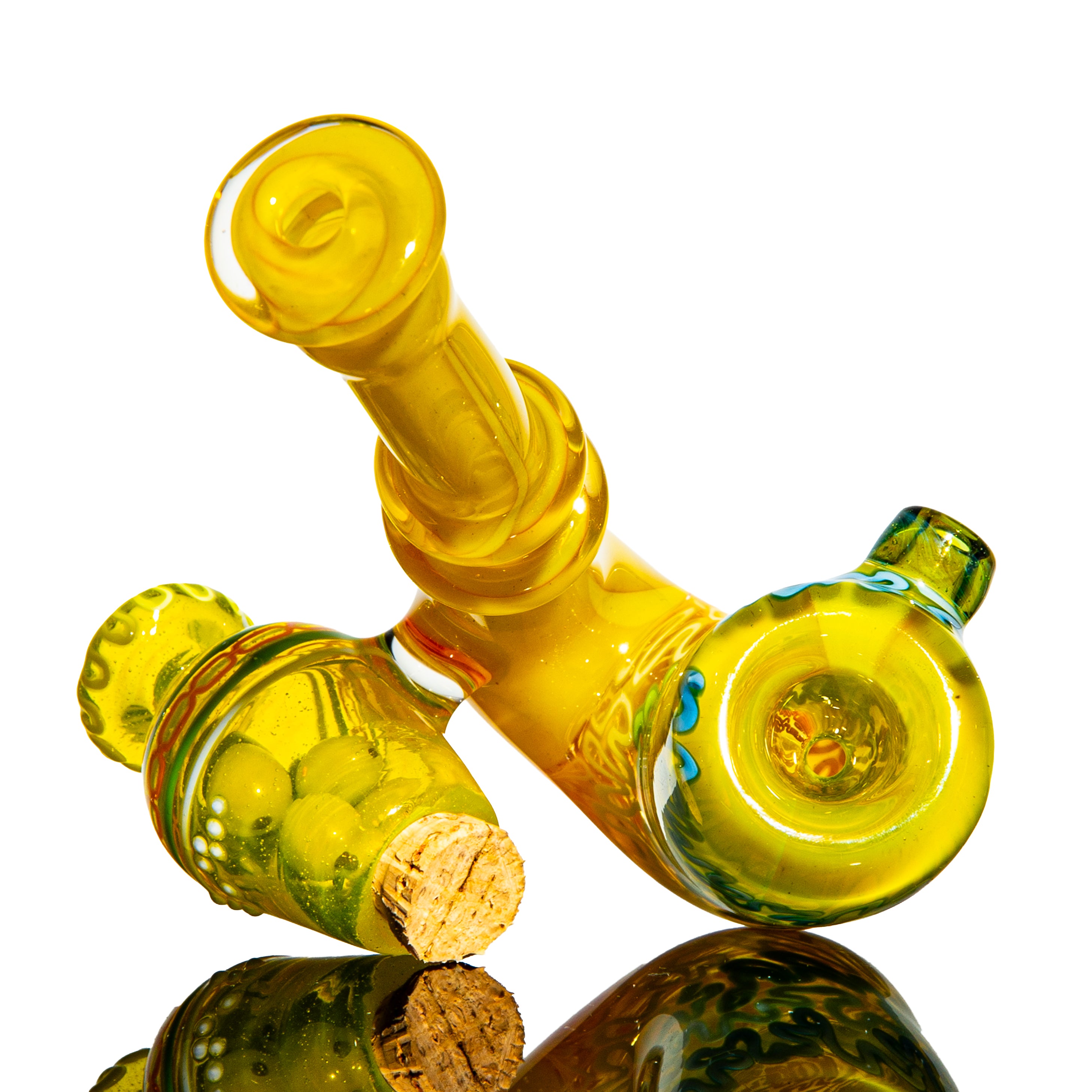 Charisma Glass - Yellow Olive Jar Sherlock