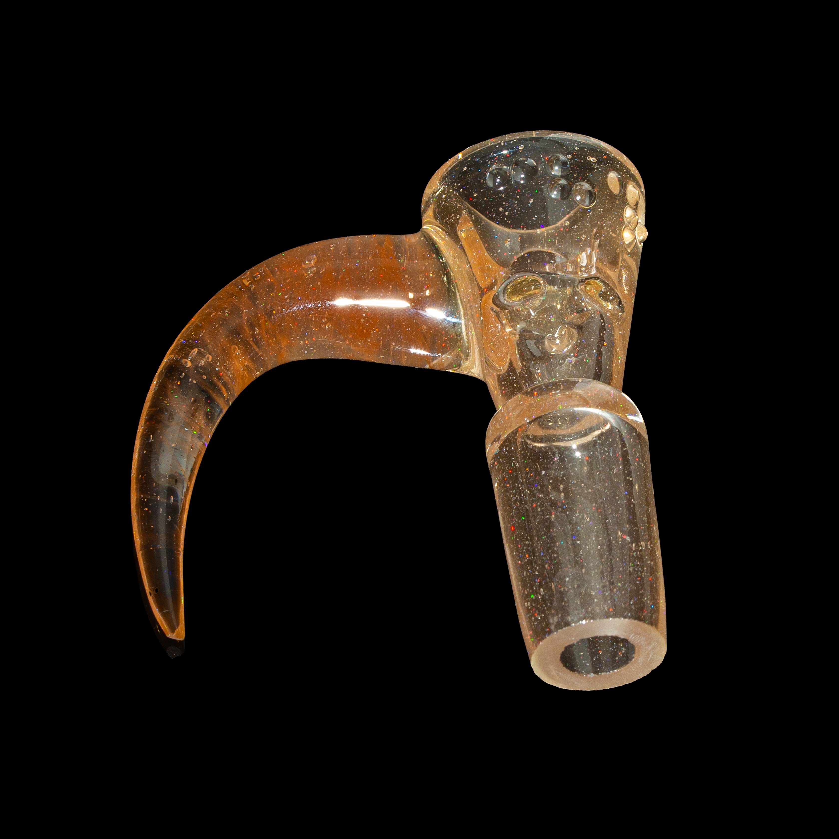 Charisma Glass - Crushed Opal Fully Worked 18mm Four Hole Slide