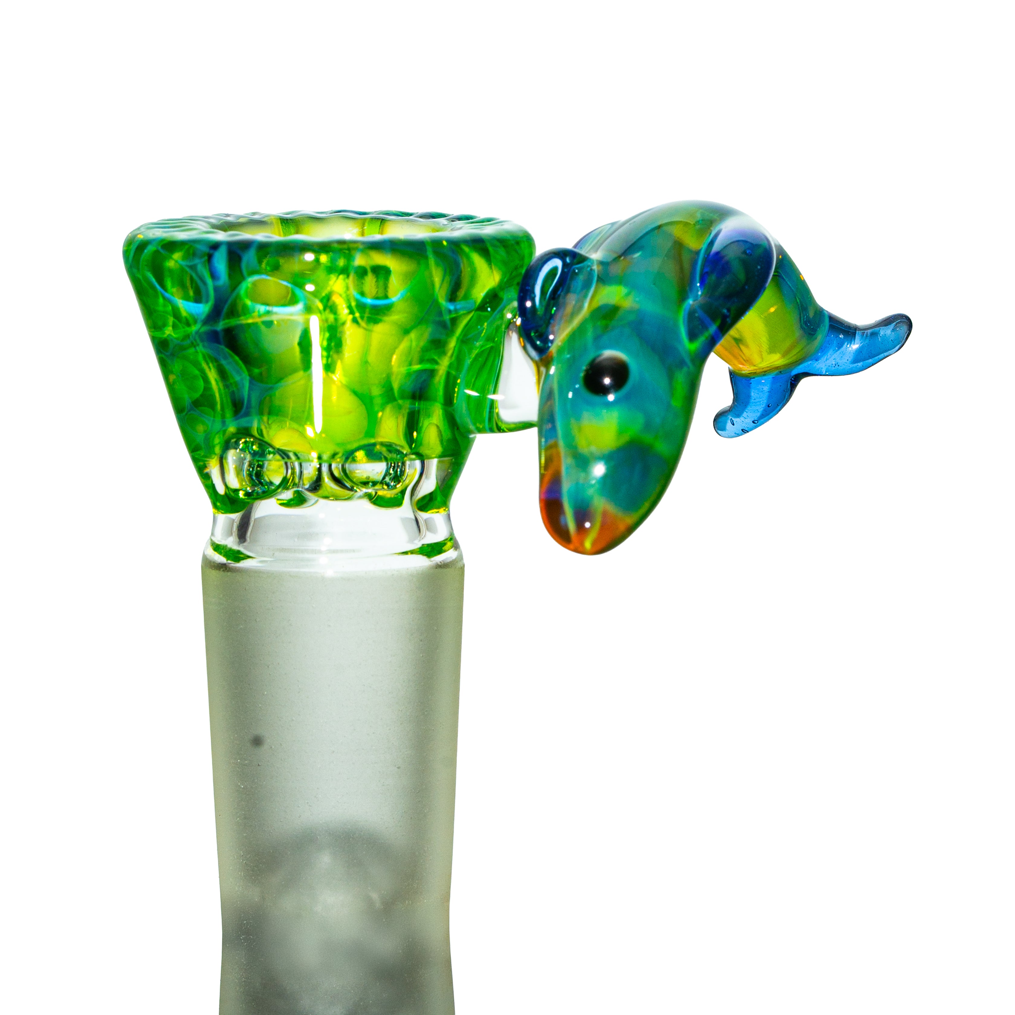 Charisma Glass x Crustecean Glass - Trout 18mm Four Hole Slide