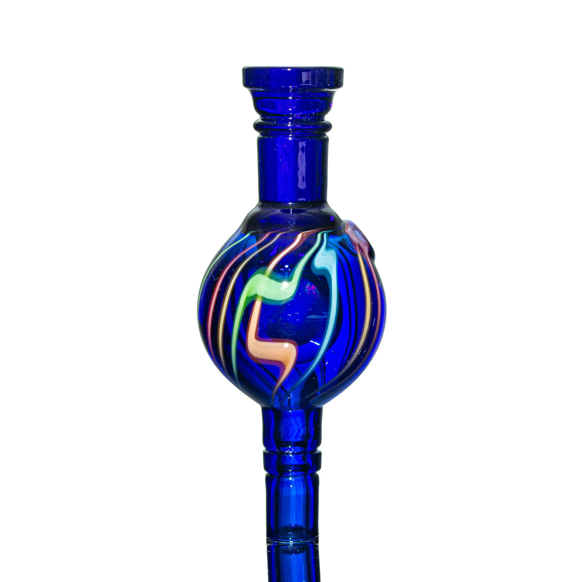 Glass bubble cap accessory by Charisma Glass x Soup Glass