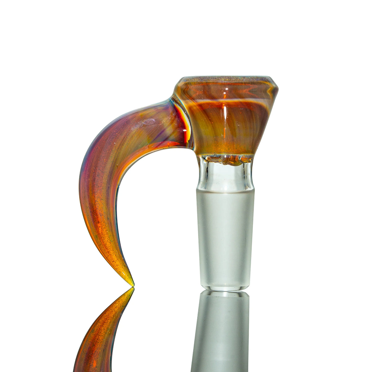 Hand-blown glass Baller Tech 14mm Slide by Simple Lemon Farmer