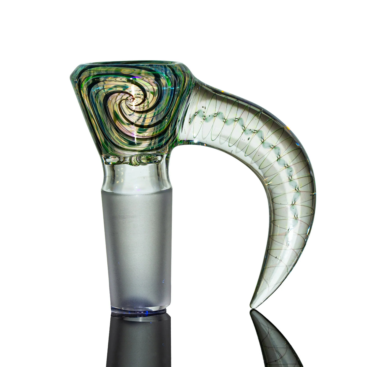 Hand-blown glass 14mm Slide by Simple Lemon Farmer x Dr. Treso