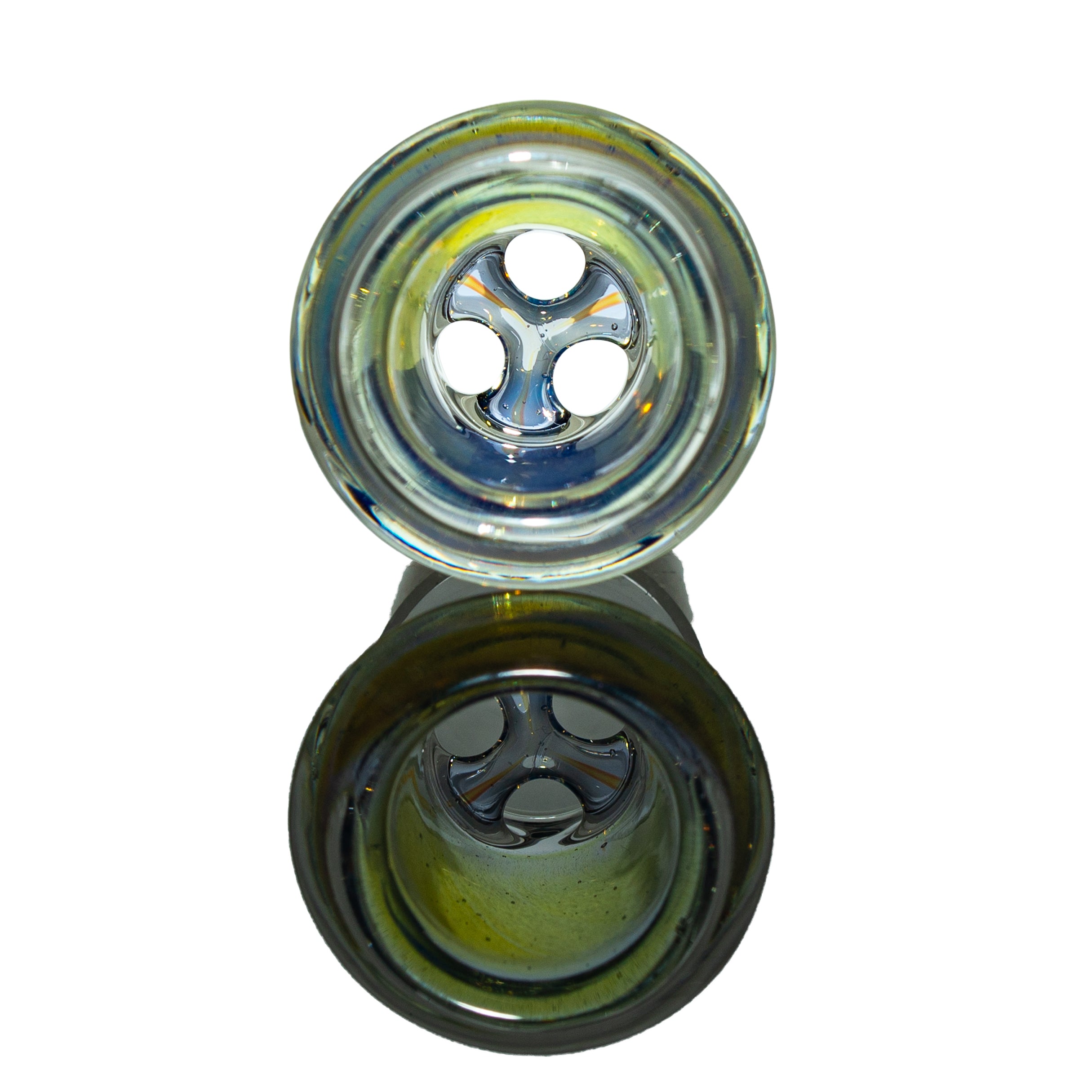 Simple Lemon Farmer - Purple Rainbow & Icy White Satin 18mm Martini Slide