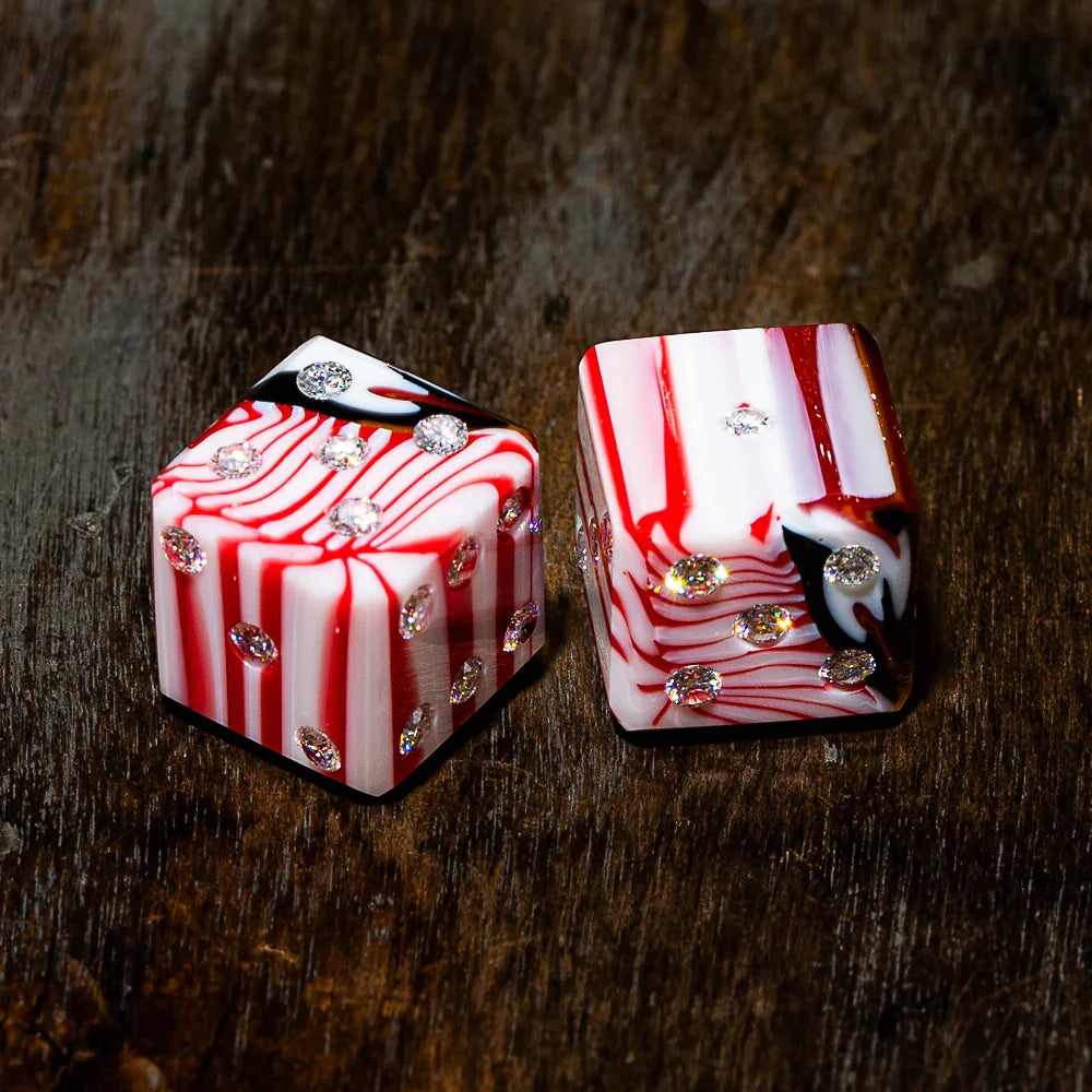 Peter The Doge x Josh Rose - Murrini Dice & Moissanite Inlay