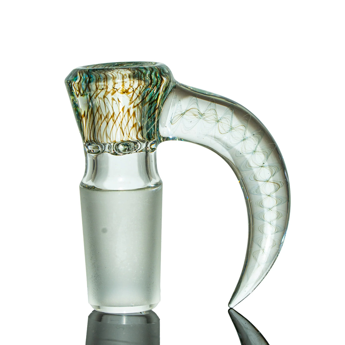 Hand-blown glass 18mm Slide by Simple Lemon Farmer x 413 Glass