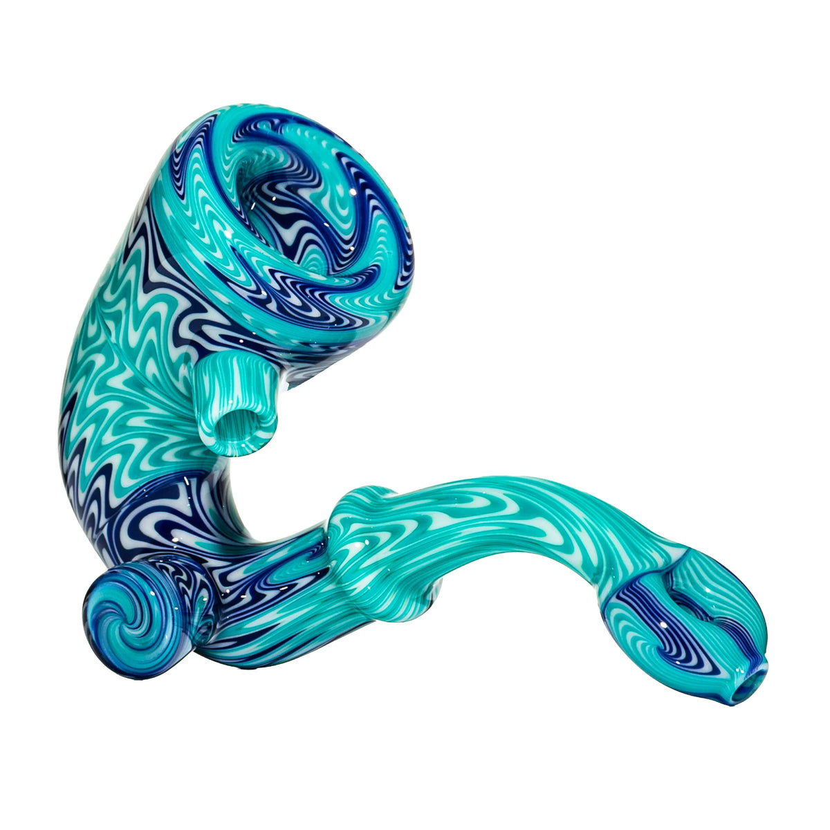 Dan Longden - Teal, Navy & White Wig Wag Sherlock