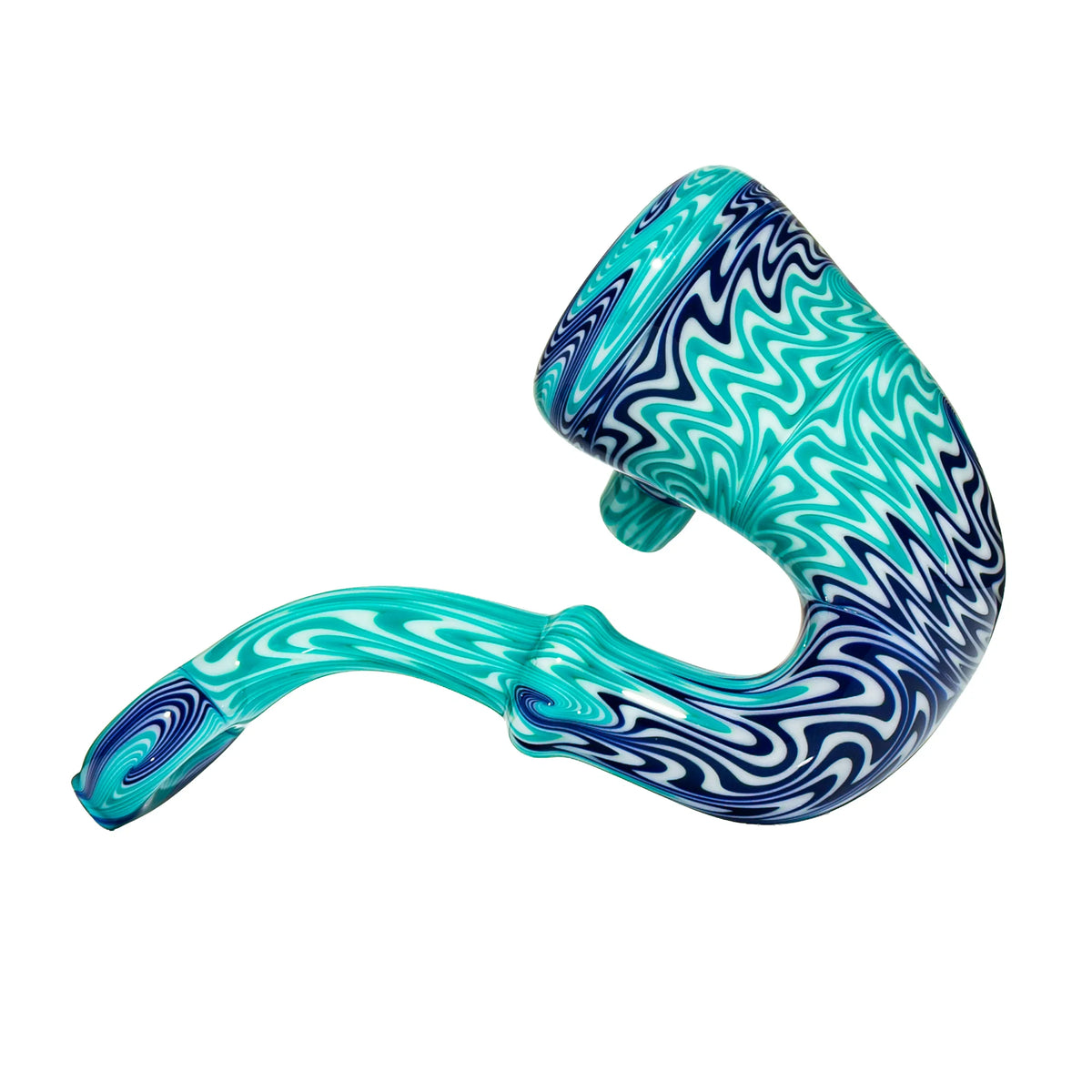 Dan Longden - Teal, Navy & White Wig Wag Sherlock