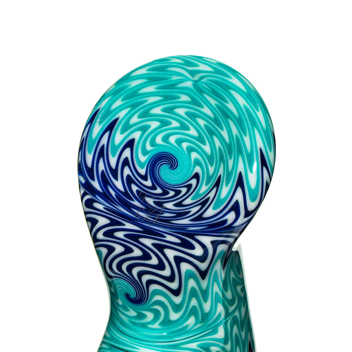 Dan Longden - Teal, Navy, White Wig Wag & Green Dichro Hammer