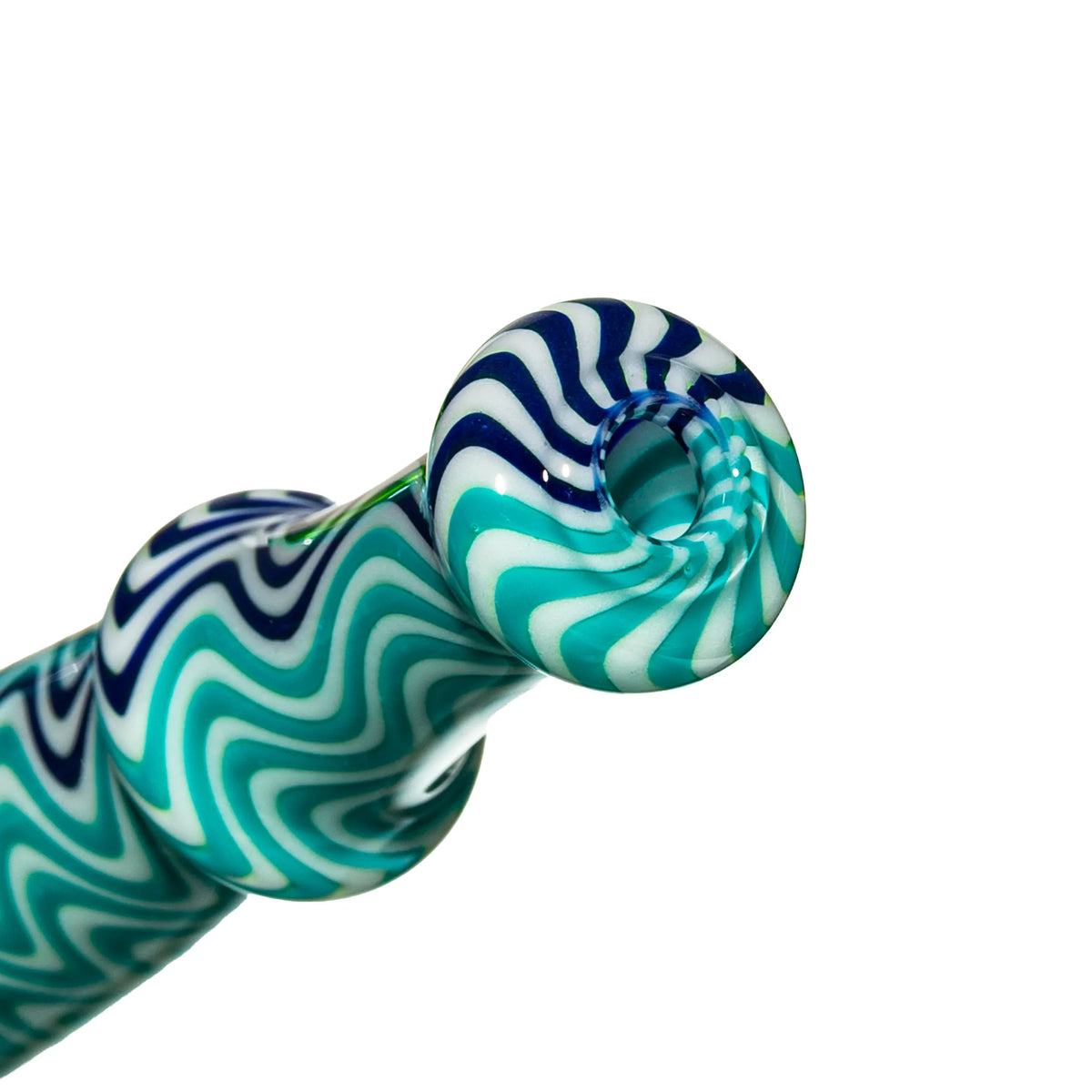 Dan Longden - Teal, Navy, White Wig Wag & Green Dichro Hammer