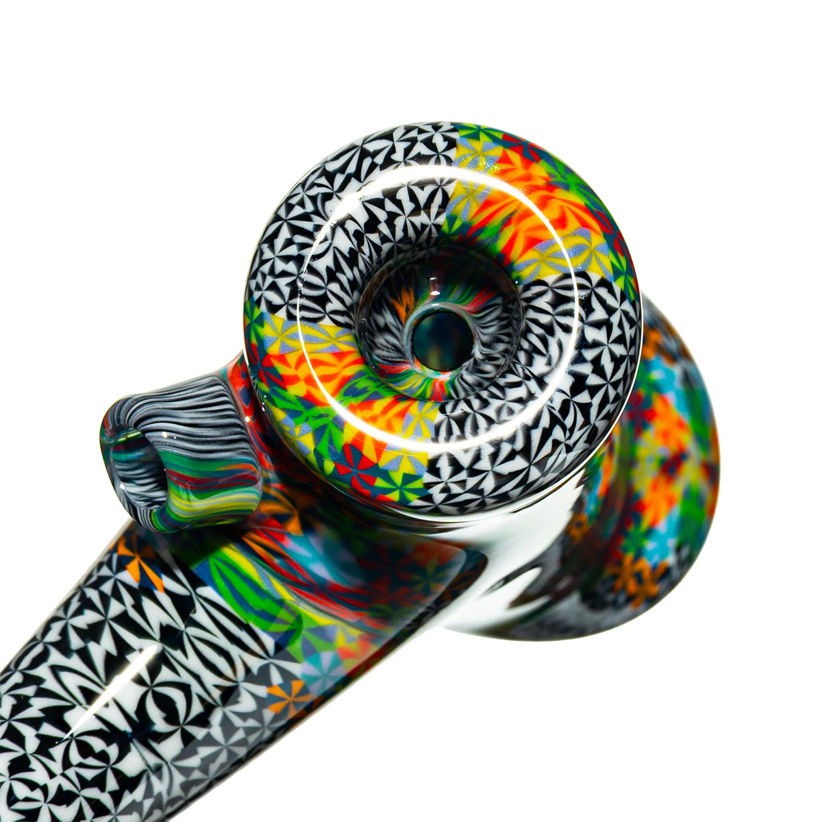 Dan Longden - Black, White & Rainbow Chip Stack Hammer