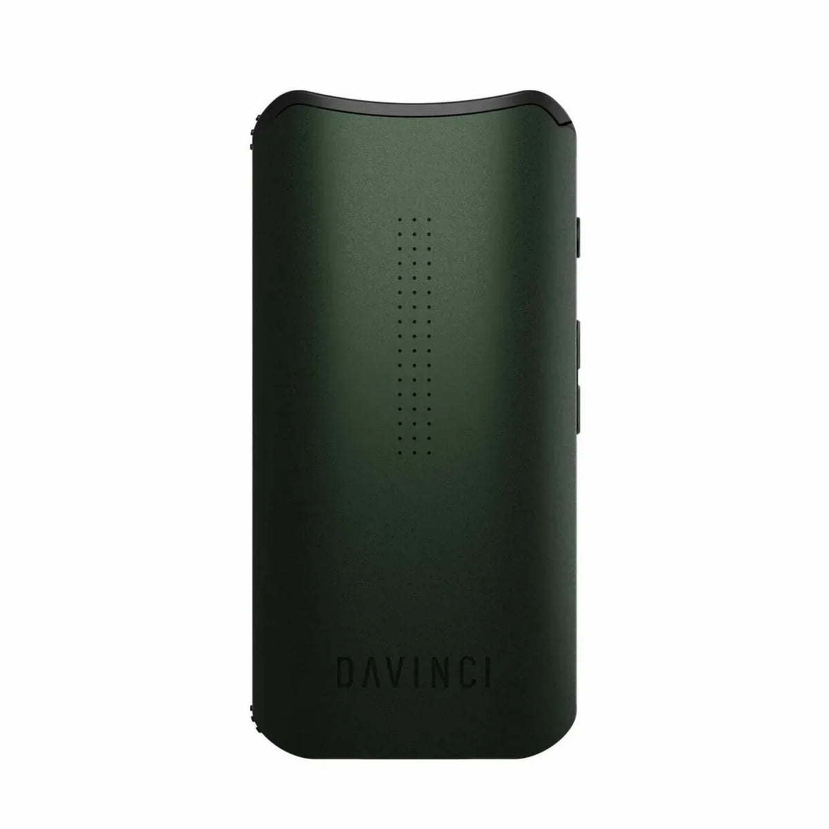 Onyx black portable vaporizer with minimalist matte finish and side buttons