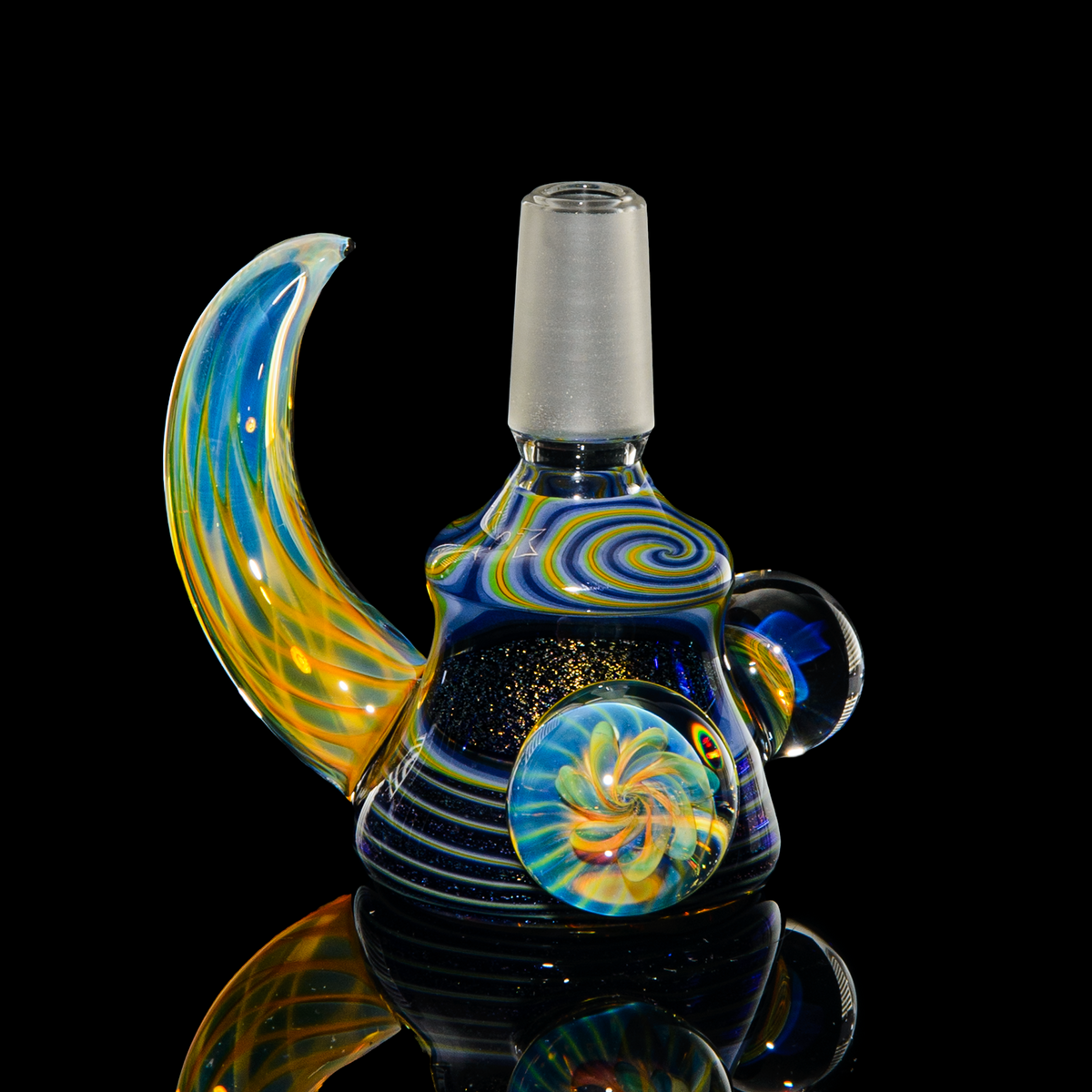 Ease Glass - Dichro Fume 14mm Slide