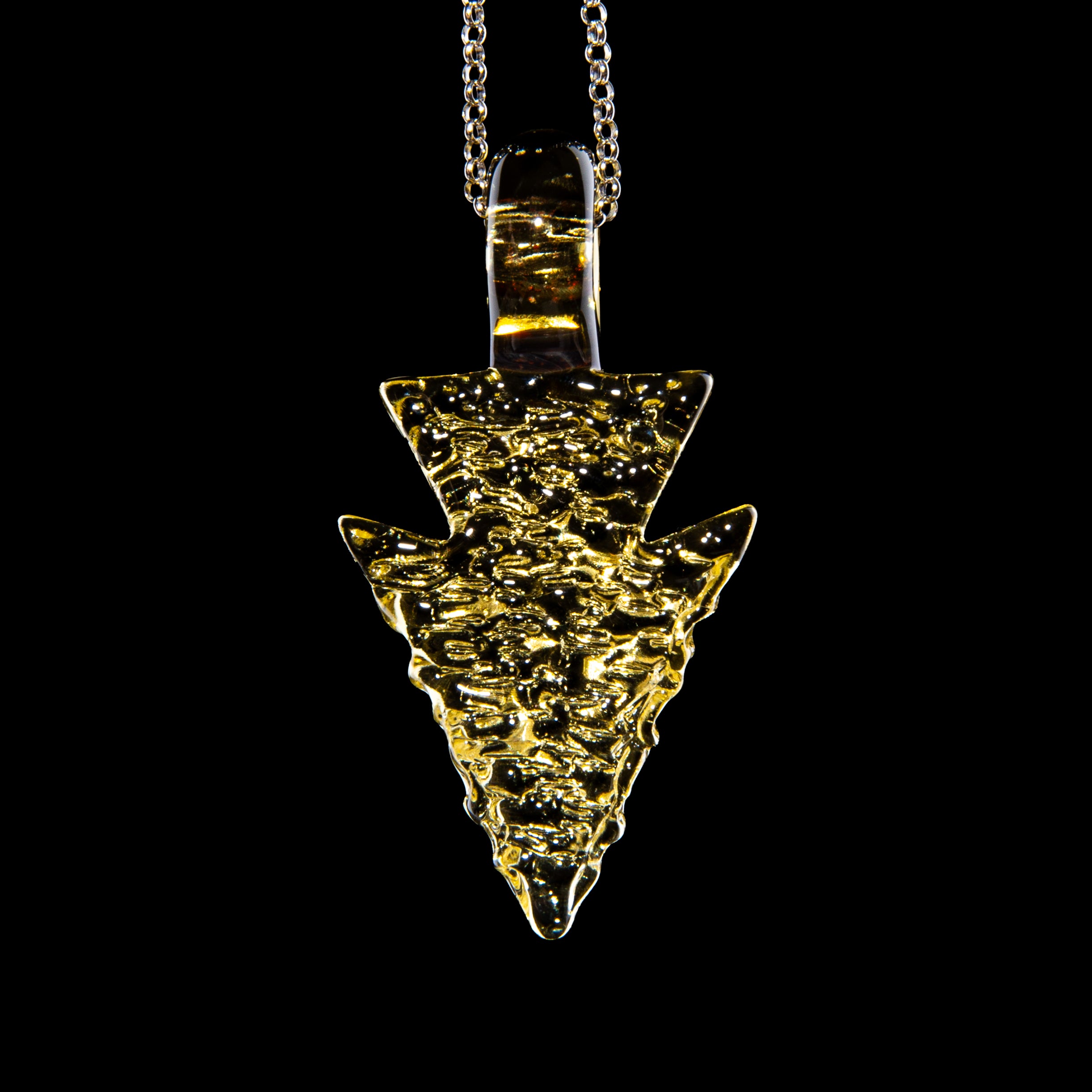 Elks That Run - Serum Arrowhead Pendant