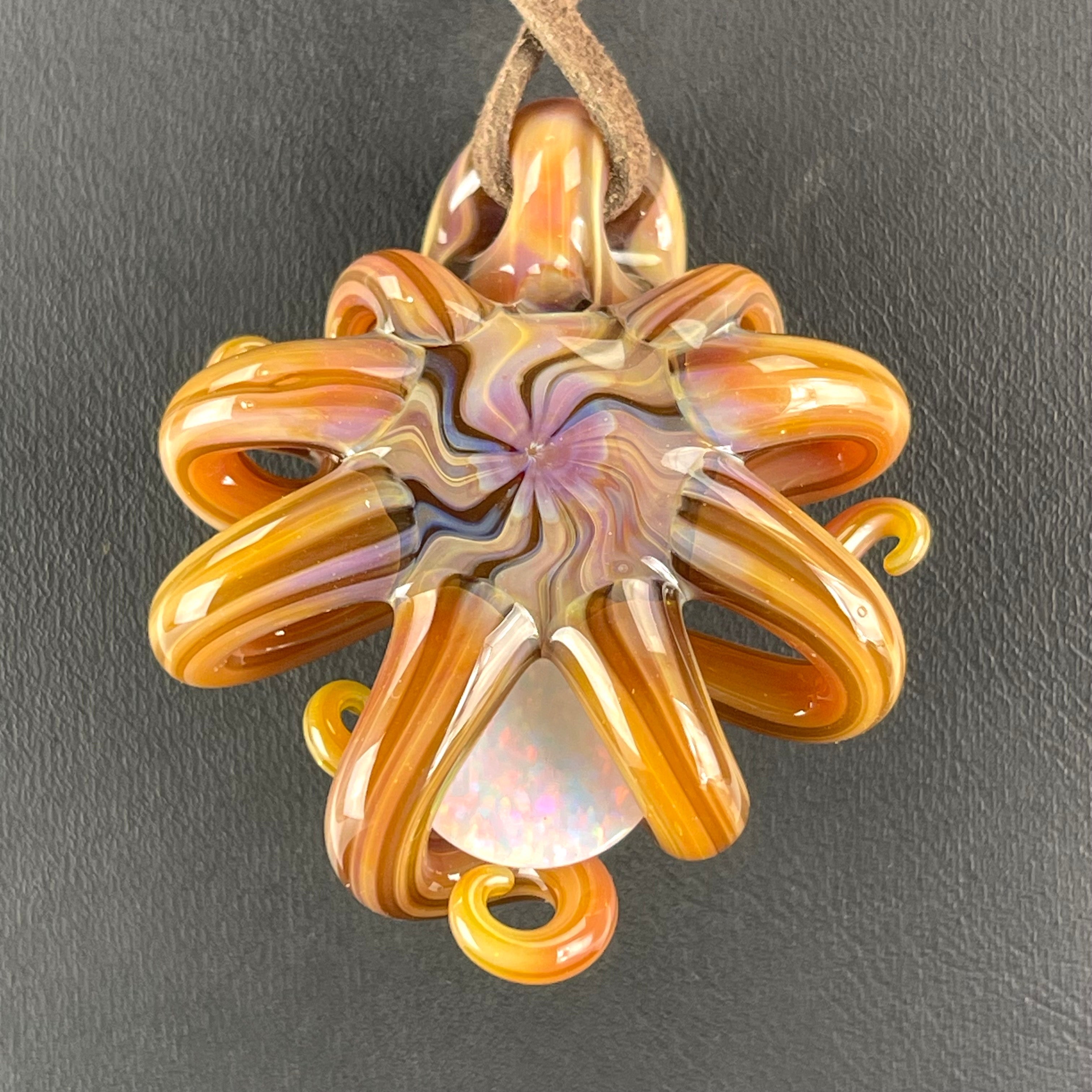 Elks That Run x Liz Wright - Opal Octopus Pendant