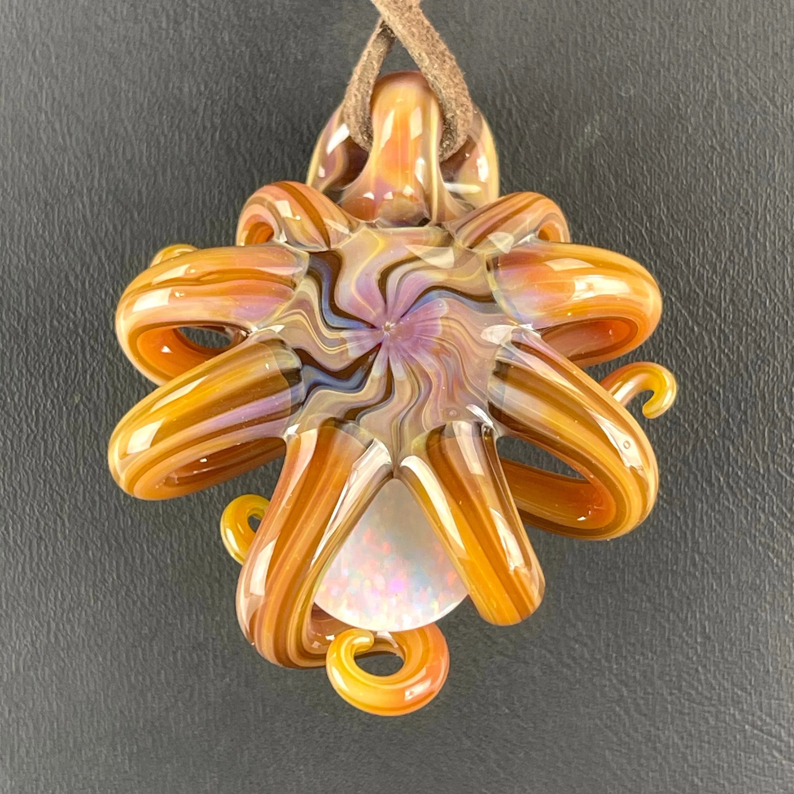 Elks That Run x Liz Wright - Opal Octopus Pendant