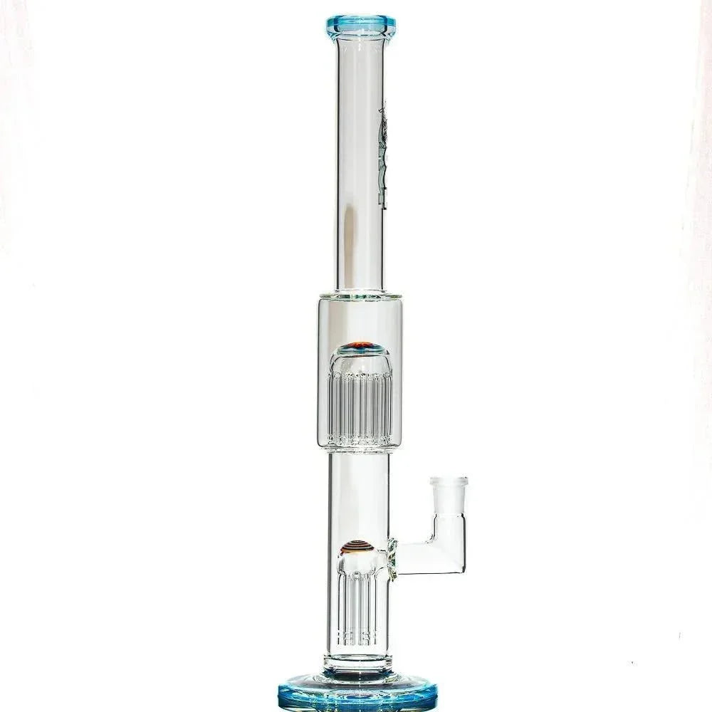 Toro Glass - Empire w/ Fire & Ice Reversal 7/13 Full Size Flower Tube