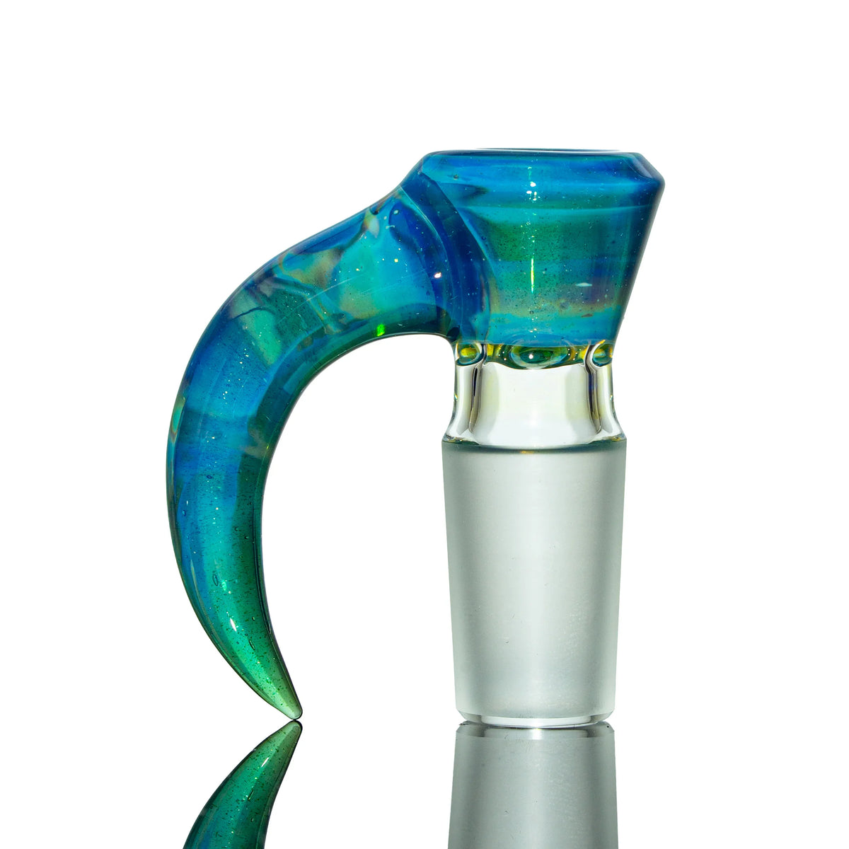 Hand-blown glass Europa Star 18mm Slide by Simple Lemon Farmer