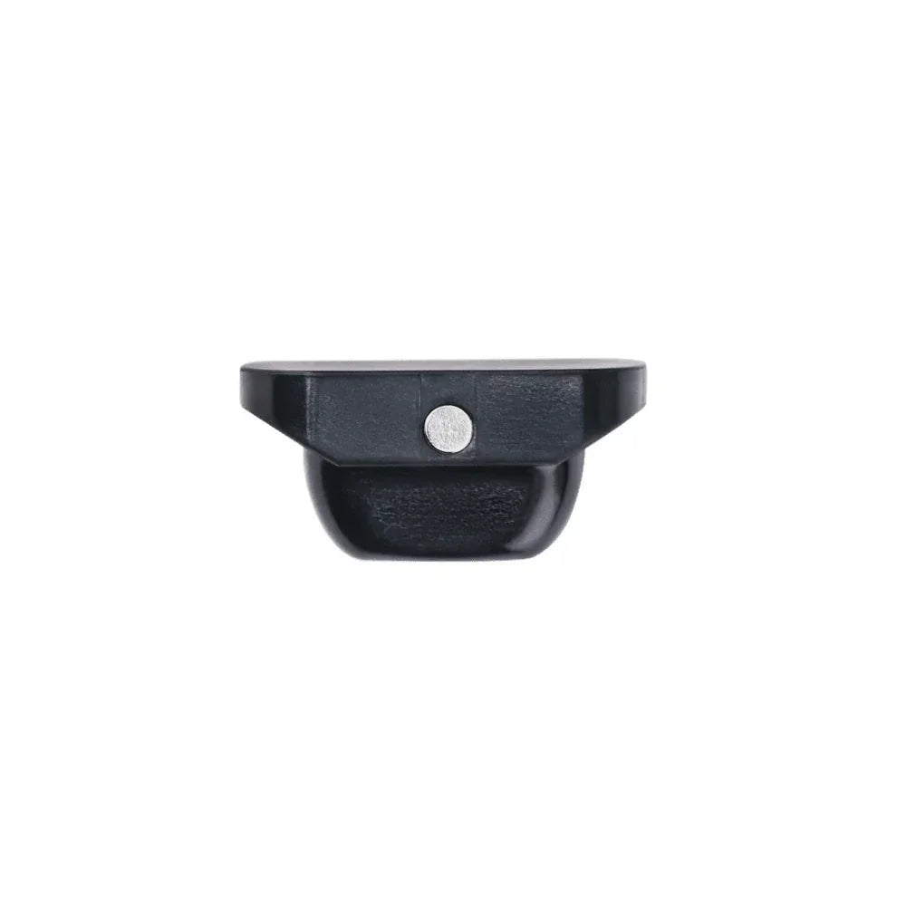 Black replacement chamber for vaporizer, isolated on white background