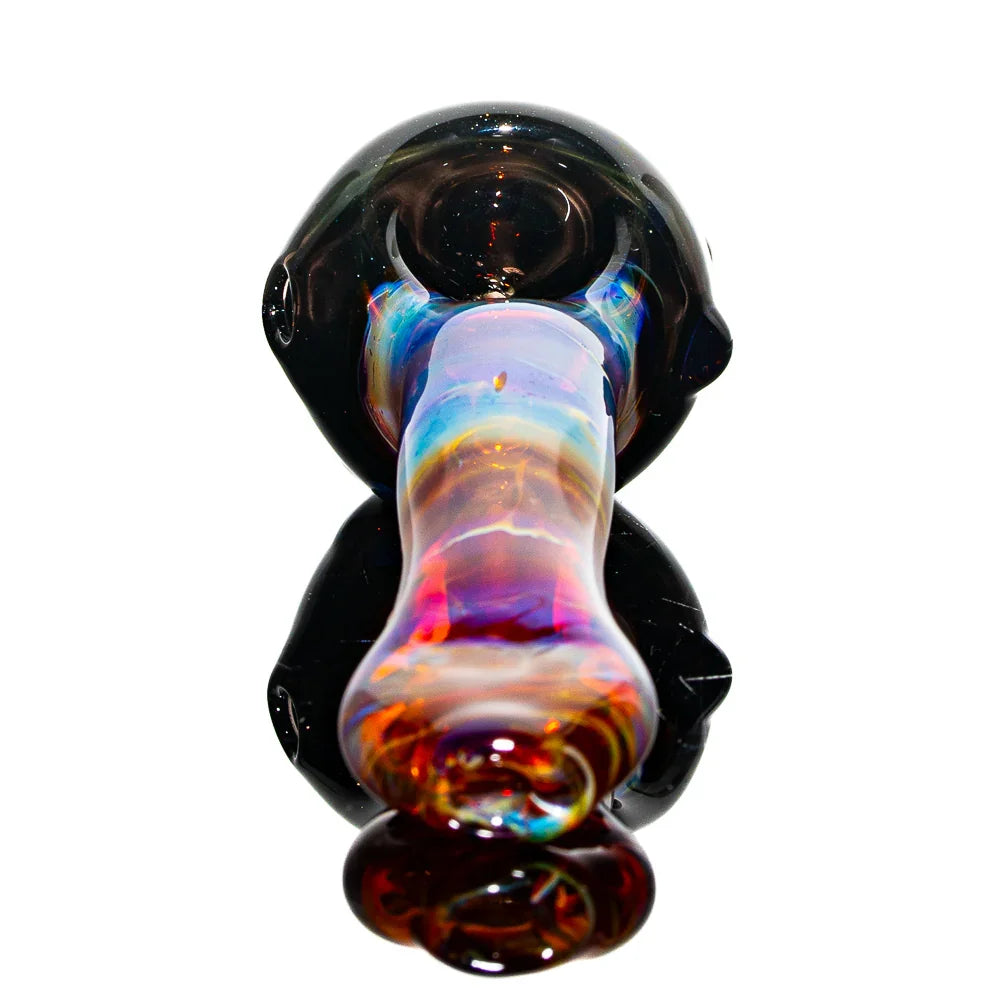 Freeways Glass Art - Amber Purple Spoon