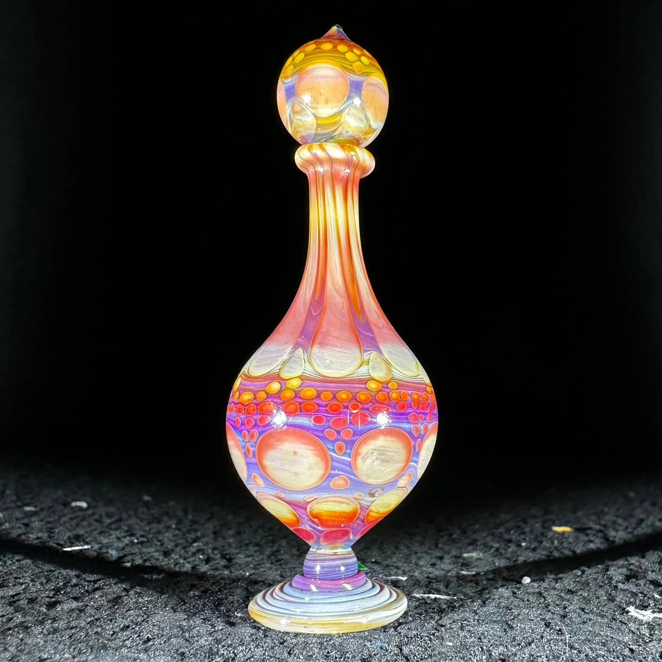 Suellen Fowler - Amber Purple Perfume Bottle