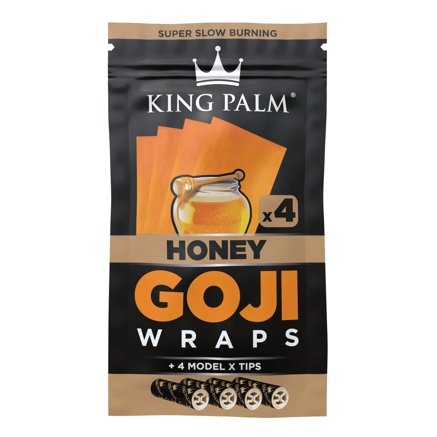 King Palm - Honey Goji Wraps 4 PK