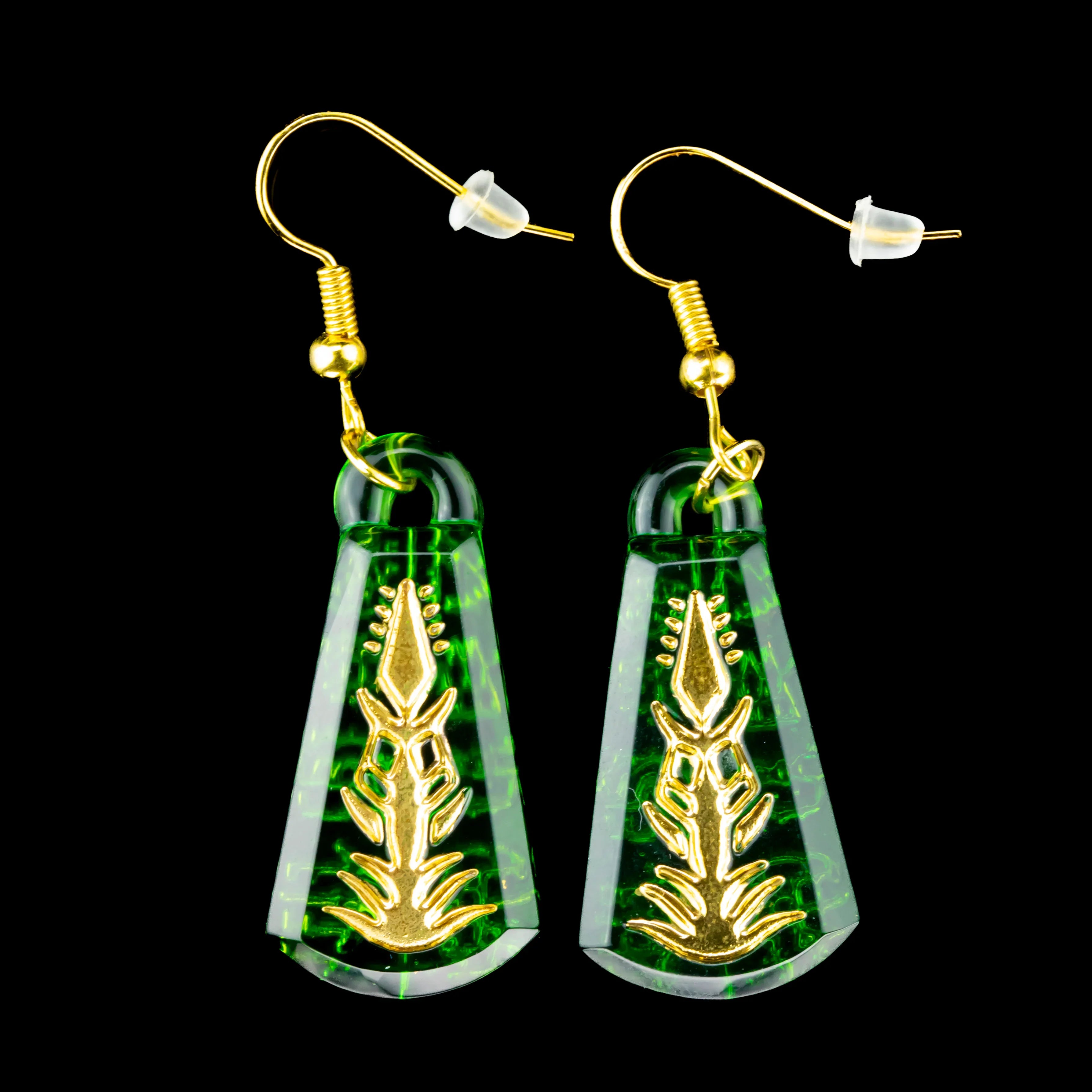 Green T - Life Prevails Tablet Earrings