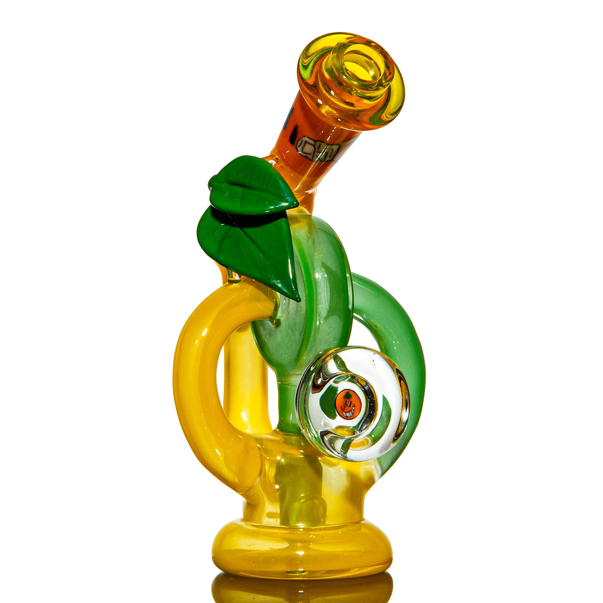 Hand-blown glass Oxygen Hydrogen Collider by Groe x Atomiko