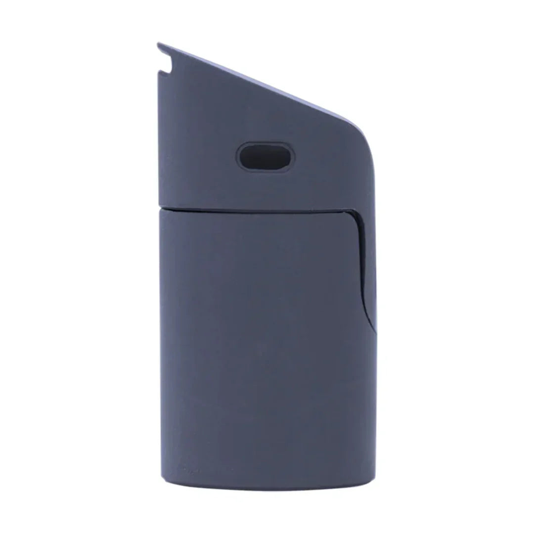 Matte black torch lighter with angled top for smoking accessories