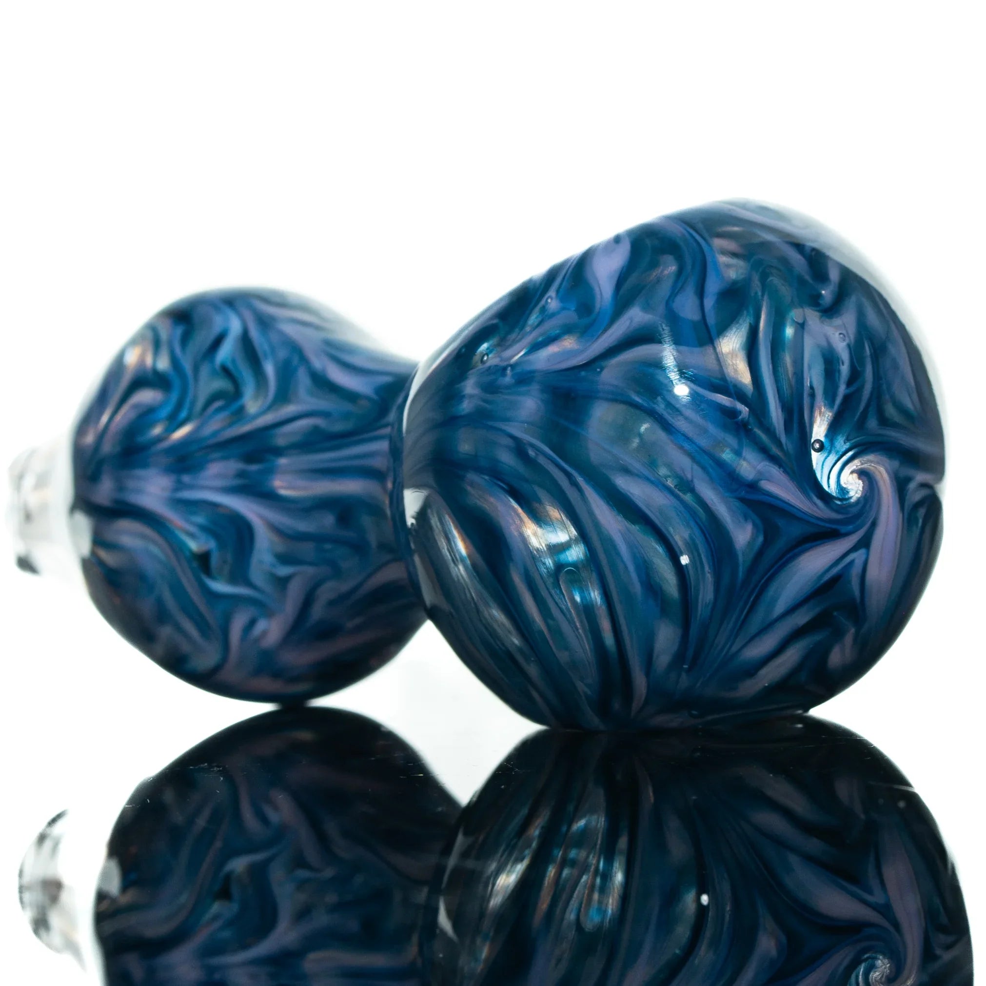 Humboldt Studios - Purple, Pink Wrap & Rake Hour Glass Spoon