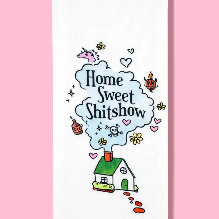 Bad Grandma - Home Sweet Shitshow Dish Towel