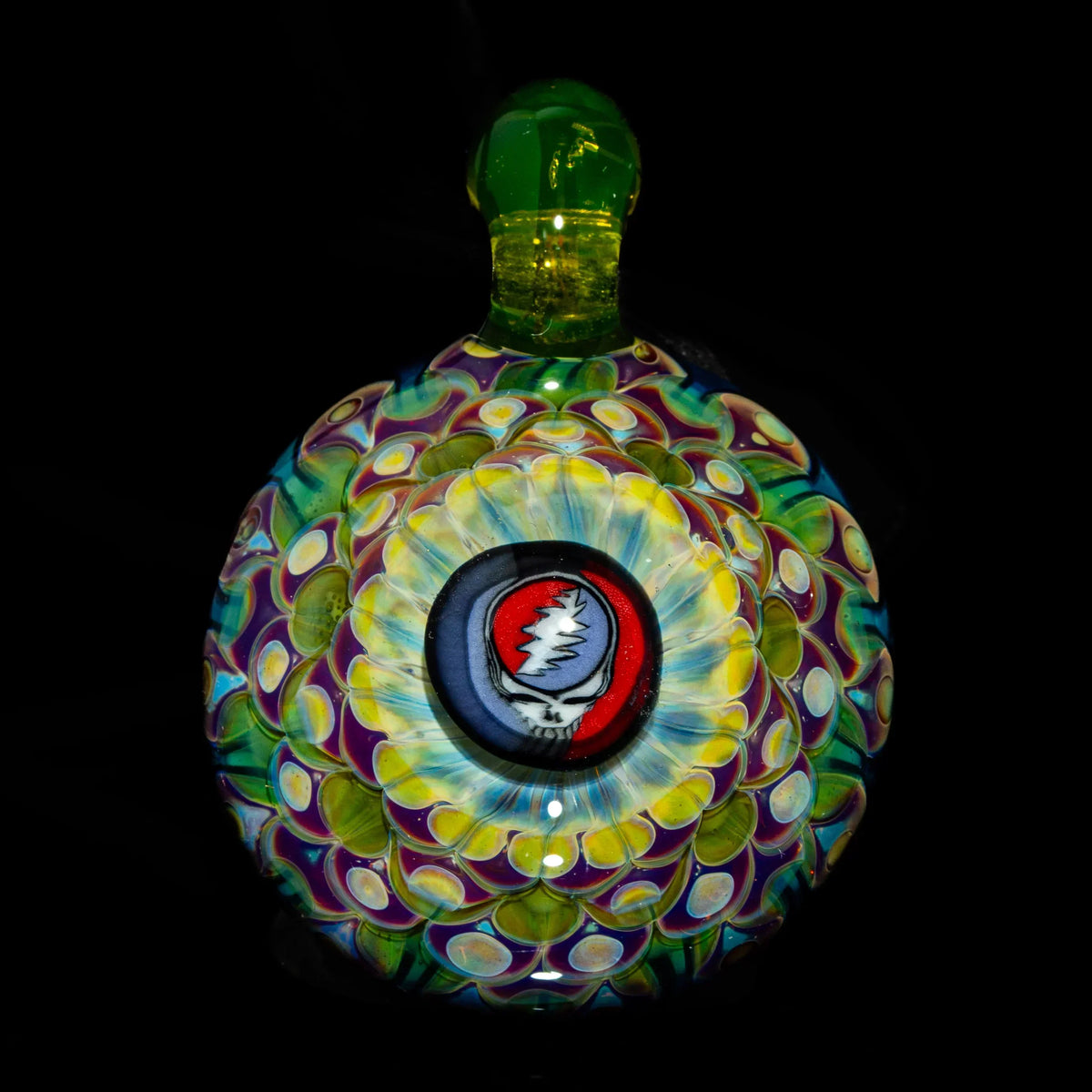 Steal Your Dotstack hand-blown glass pendant by Juju
