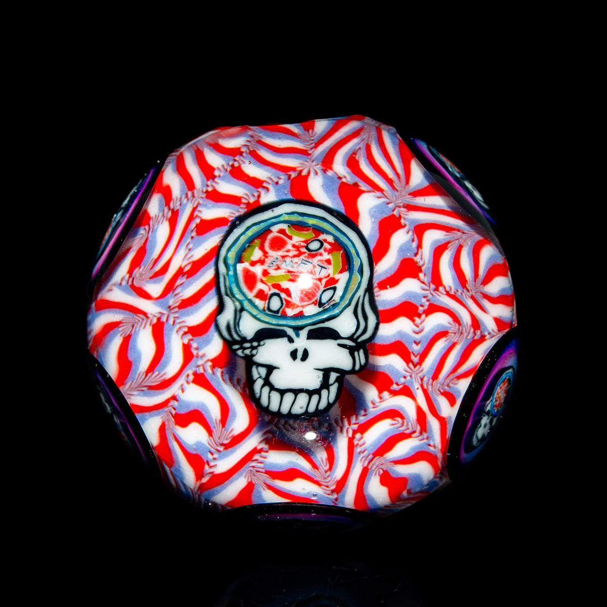Steal Your Za 45MM hand-blown glass terp marble by Jerry Kelly x BMFT