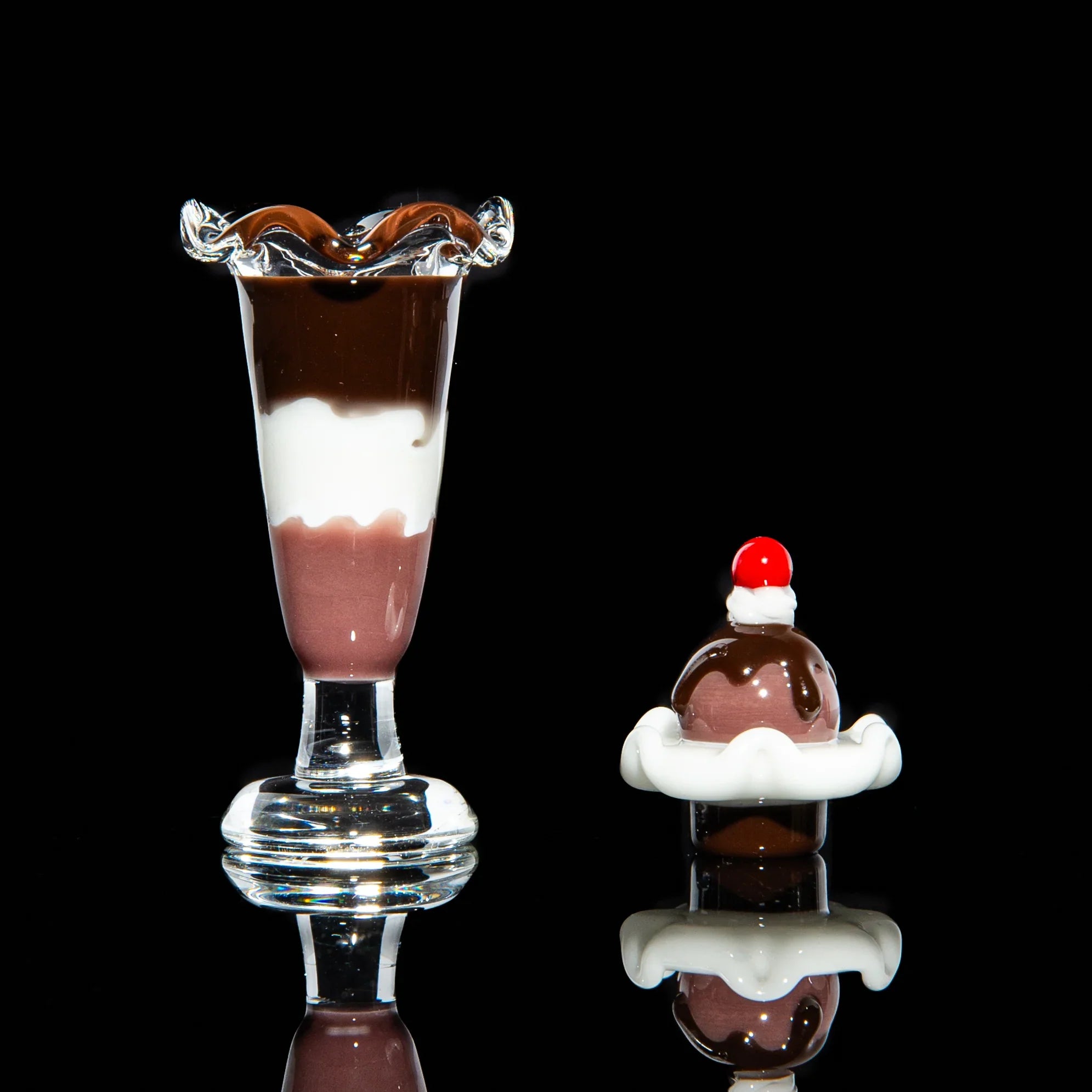 Kaji The Lab - Chocolate Ice Cream Sundae Slurper Set