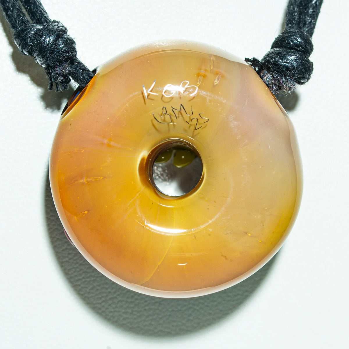 KGB Glass x Sarah Marblesbee - Dancing Bears Donut Pendant