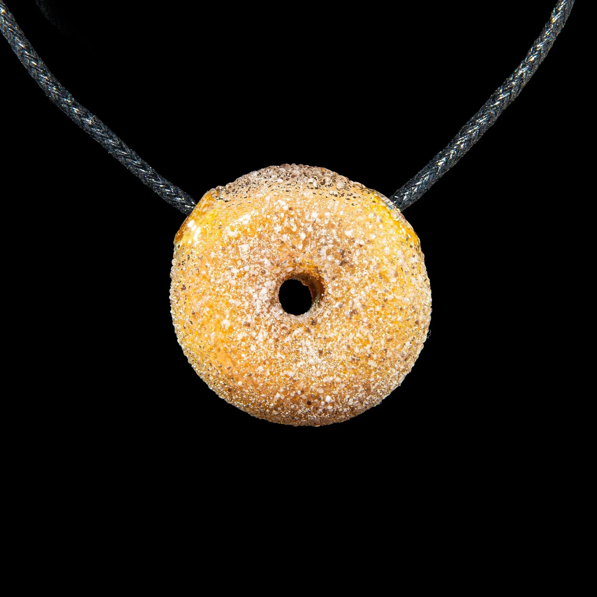 KGB Glass - Cinnamon Sugar Donut Pendant