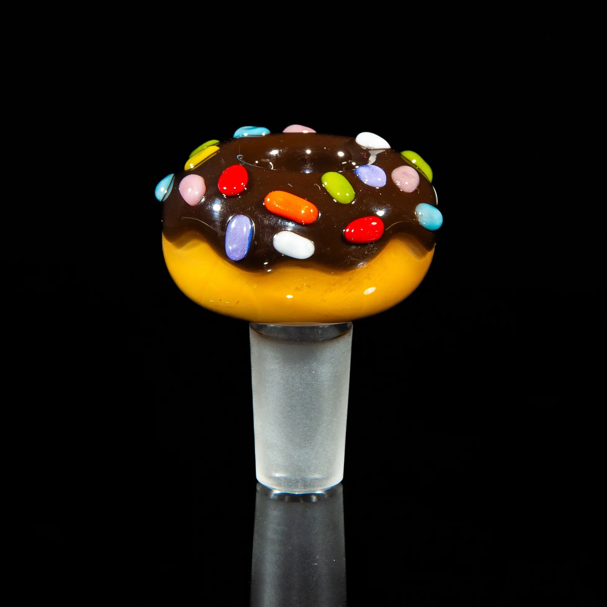 KGB Glass - Chocolate & Rainbow Sprinkles 14mm Slide