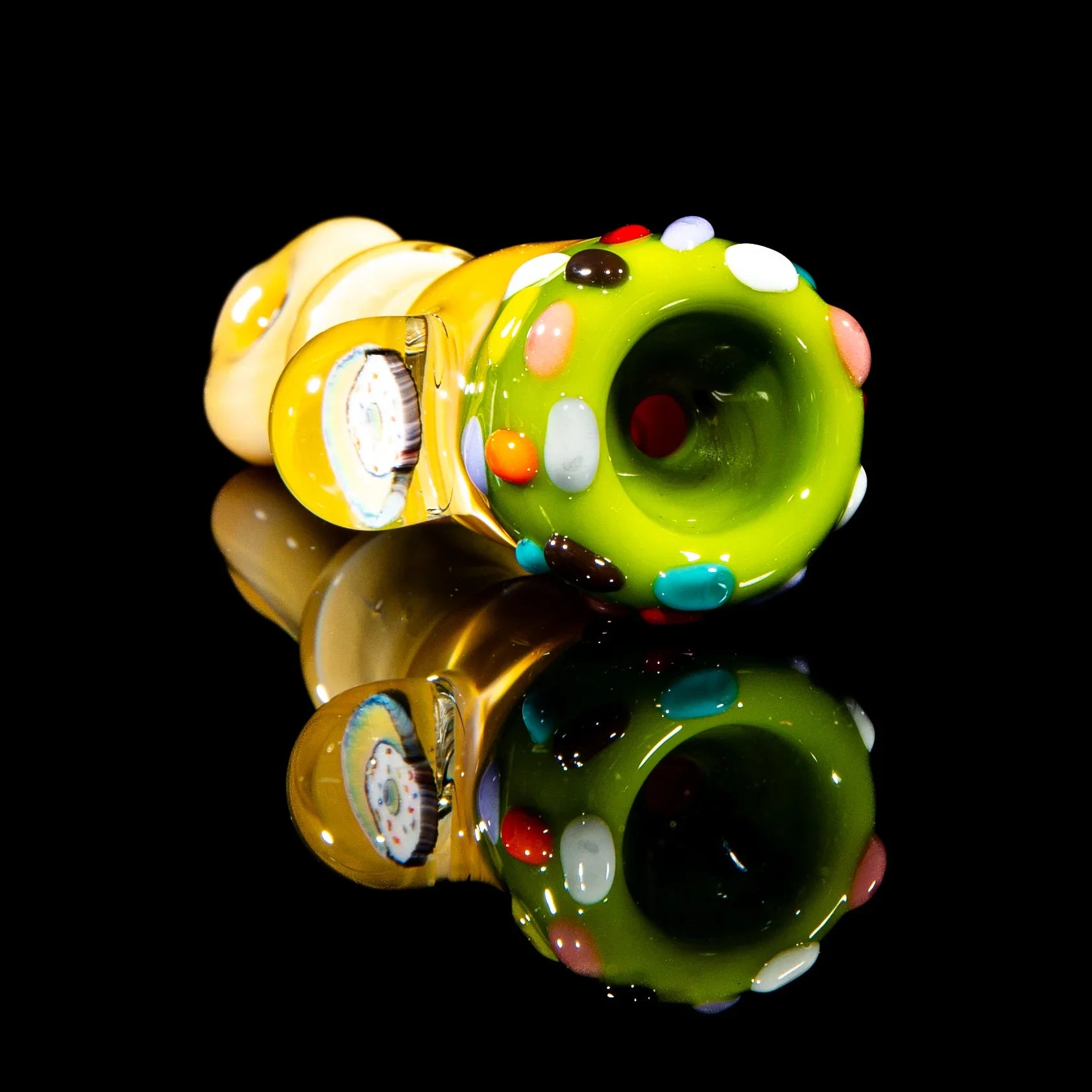 KGB Glass - Pistachio & Rainbow Sprinkles Onie