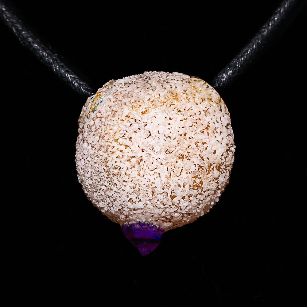 KGB Glass - Powdered Jelly Micro Donut Pendant